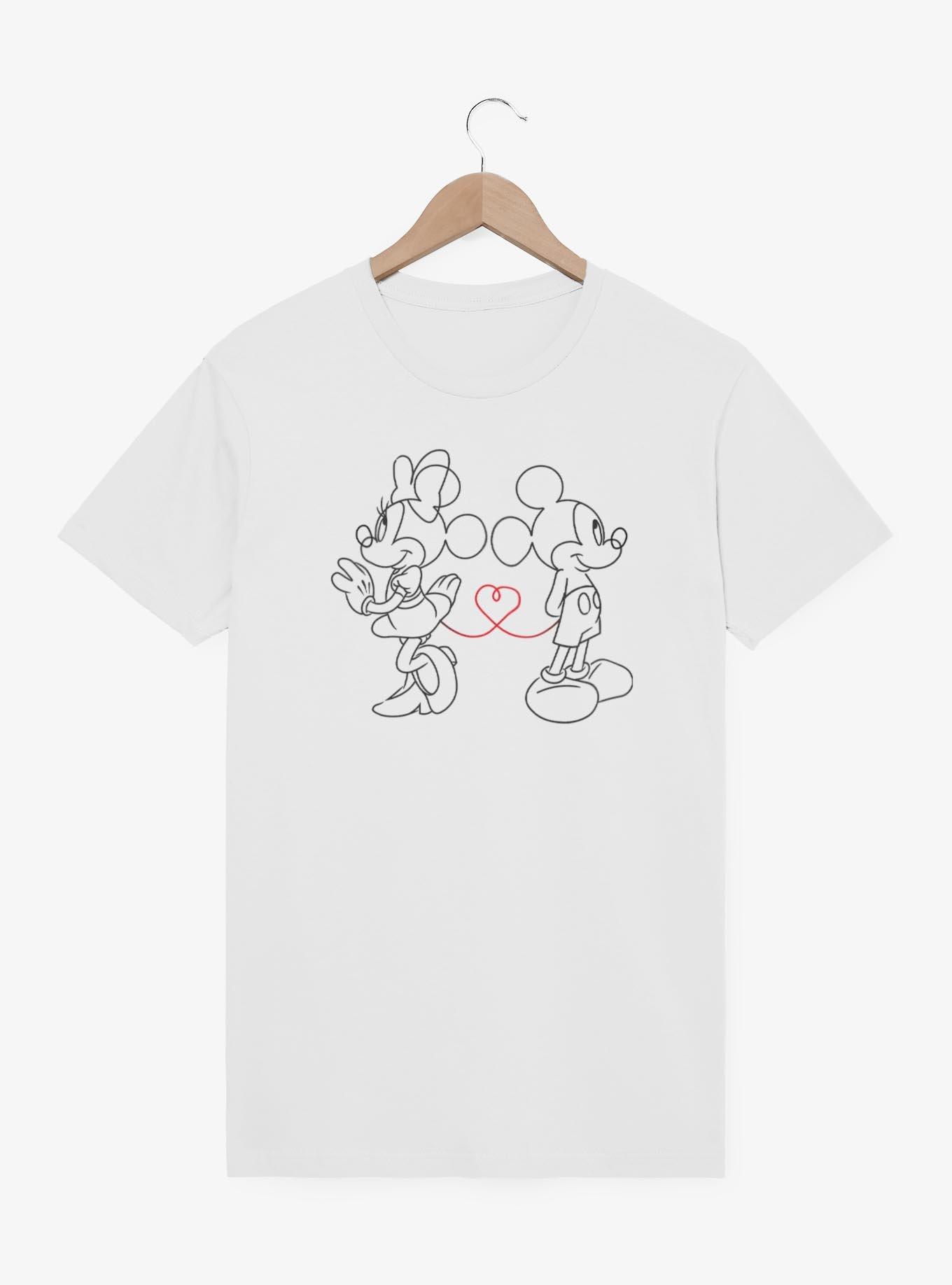 Disney Mickey Mouse V-Day Mickey Minnie T-Shirt, , hi-res