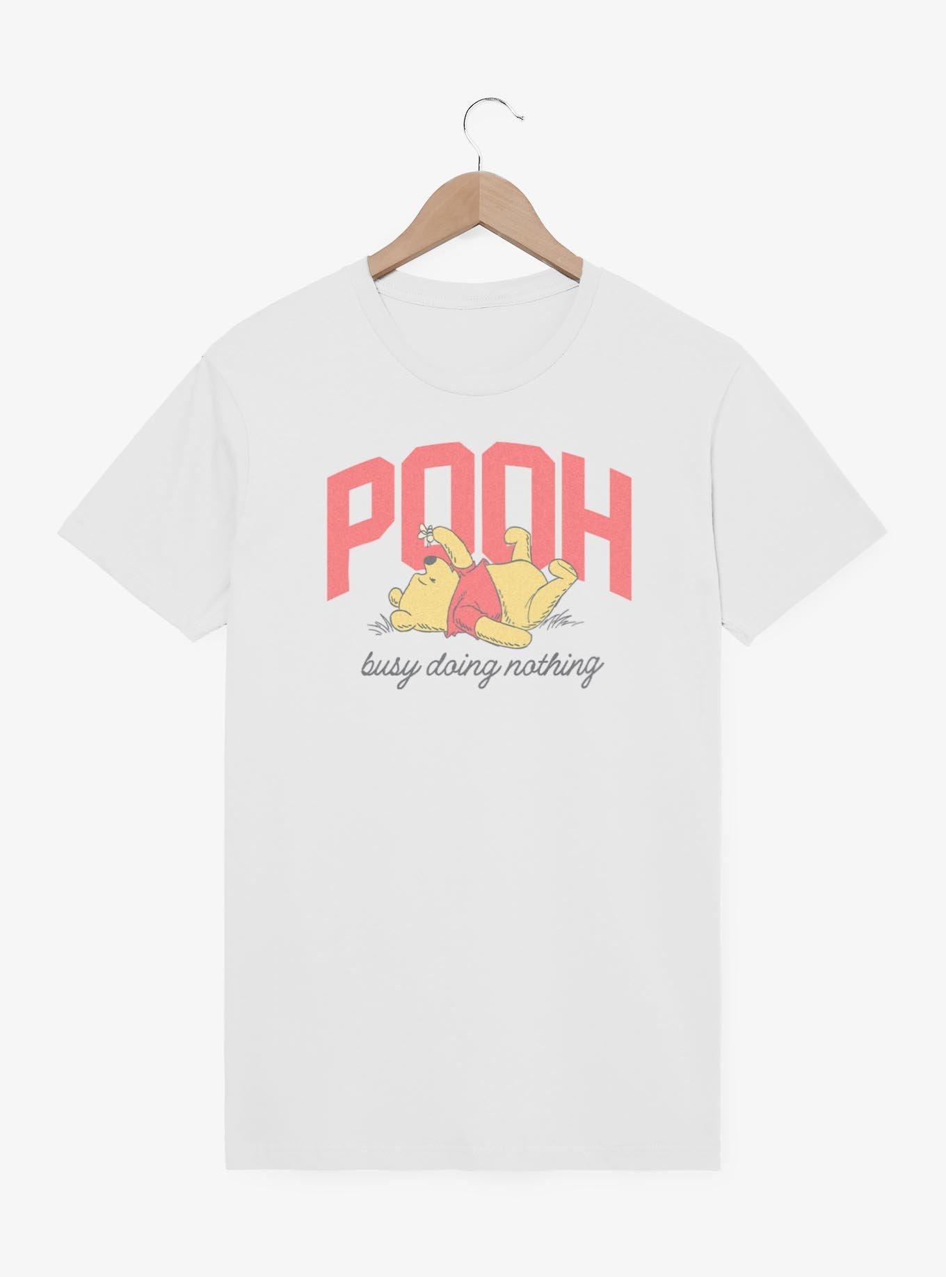 Disney Winnie The Pooh Busy Doing Nothing T-Shirt, WHITE, hi-res view 1
