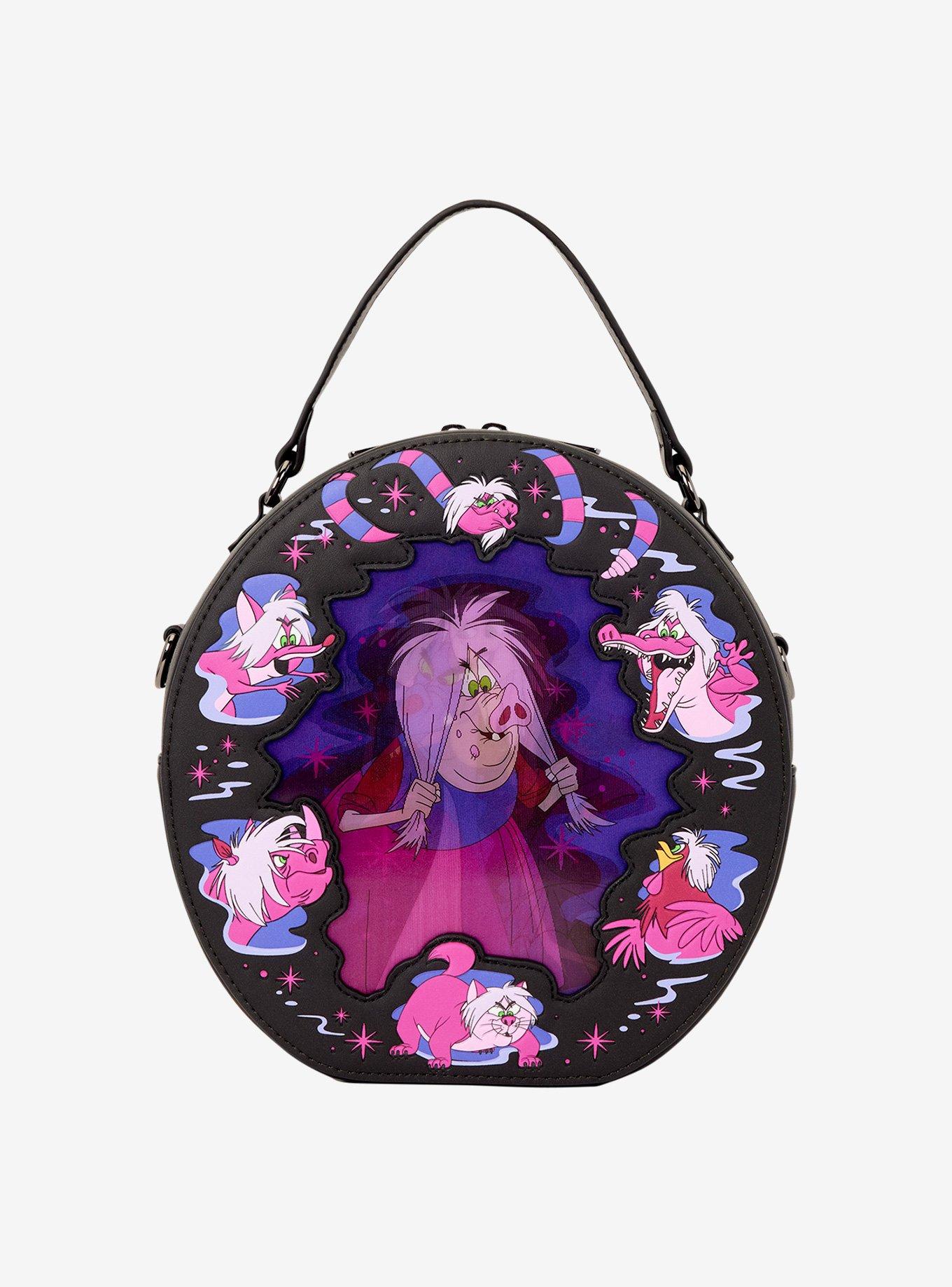 Loungefly Disney The Sword in The Stone Madam Mim Lenticular Crossbody Bag