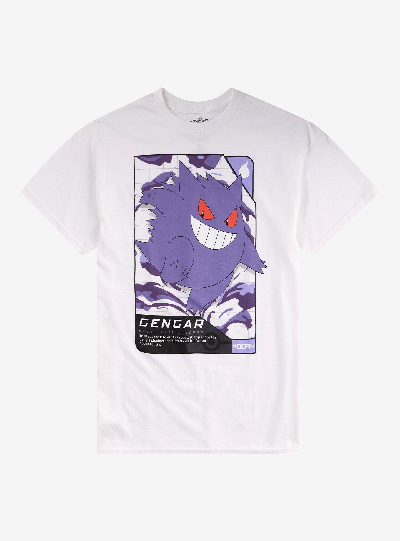 Pokémon Gengar Stats T-Shirt