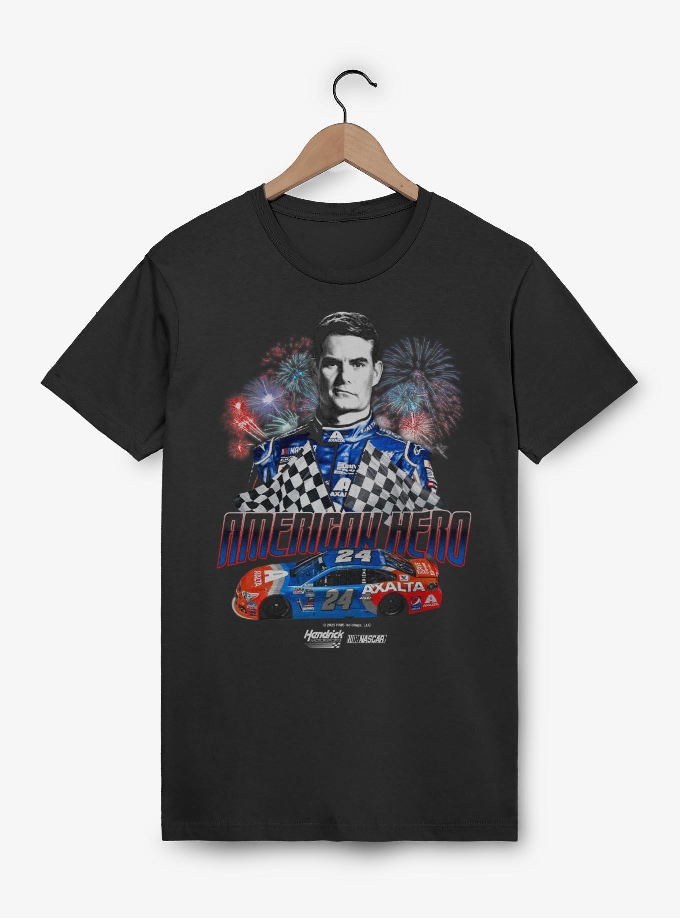 NASCAR Jeff Gordon Checkered Flags Racing T-Shirt, , hi-res