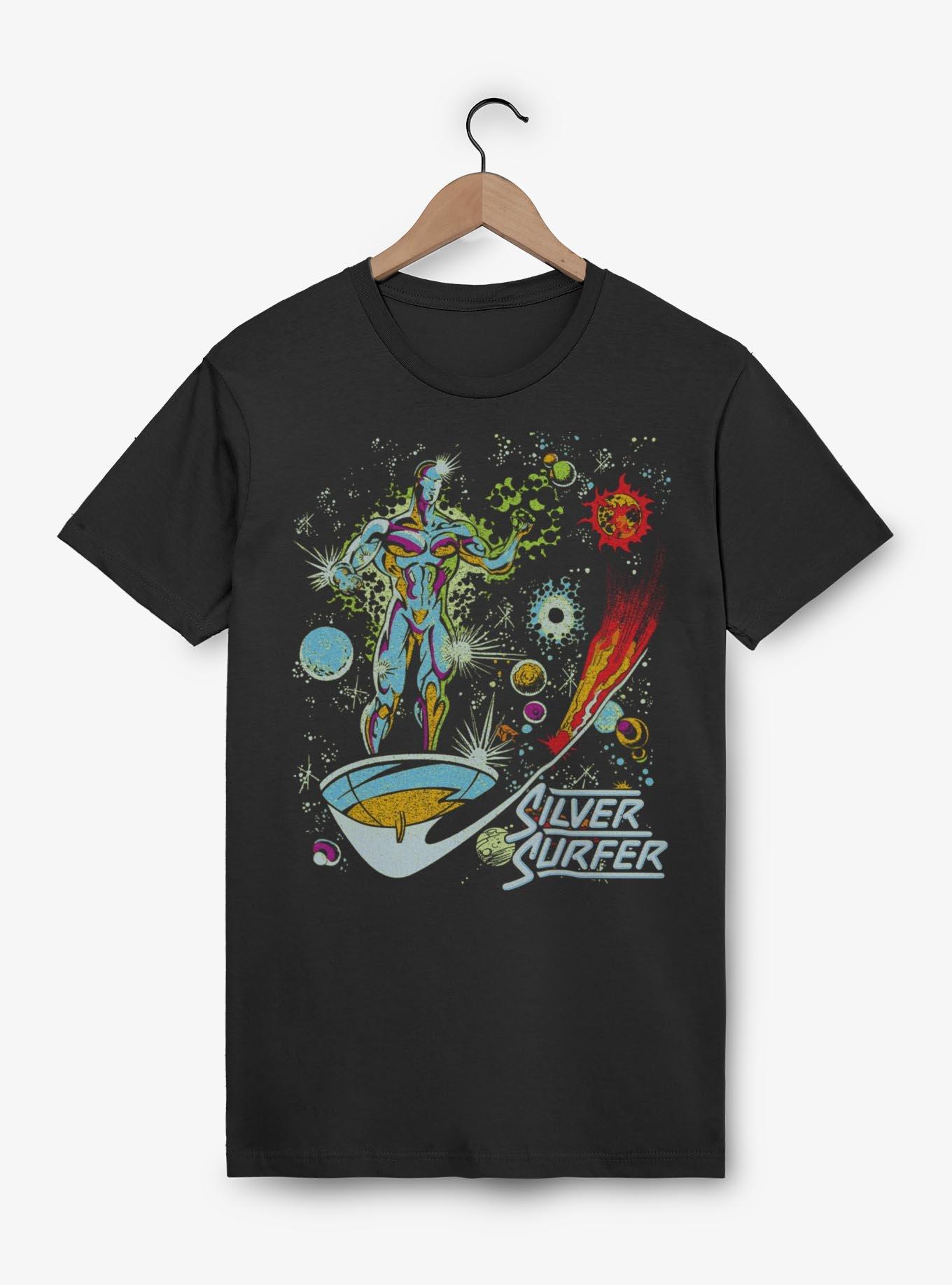 Marvel Silver Surfer Space T-Shirt, , hi-res