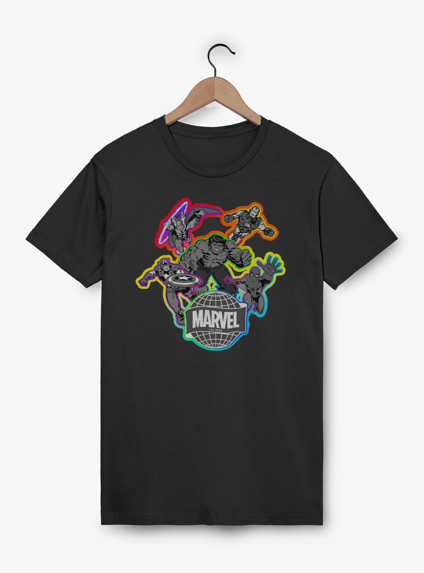 Marvel Avengers Rainbow Color Heroes T-Shirt, , hi-res