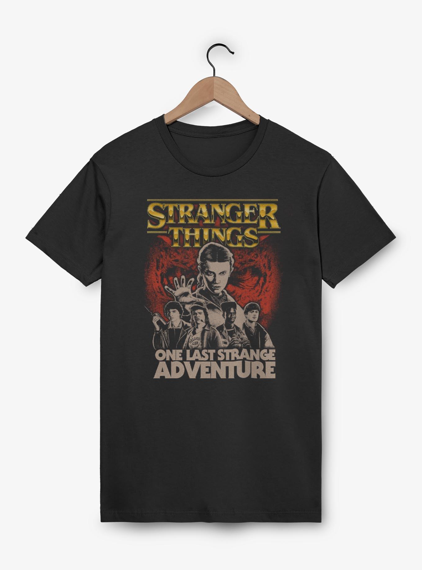 Stranger Things One Last Adventure T-Shirt - BLACK | BoxLunch
