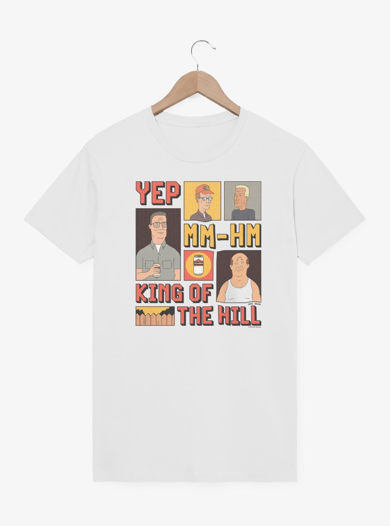 h*i様 house on the hill S/S Tee Check 80 King of the Hill Yep Mm-Hm T-Shirt - WHITE | BoxLunch