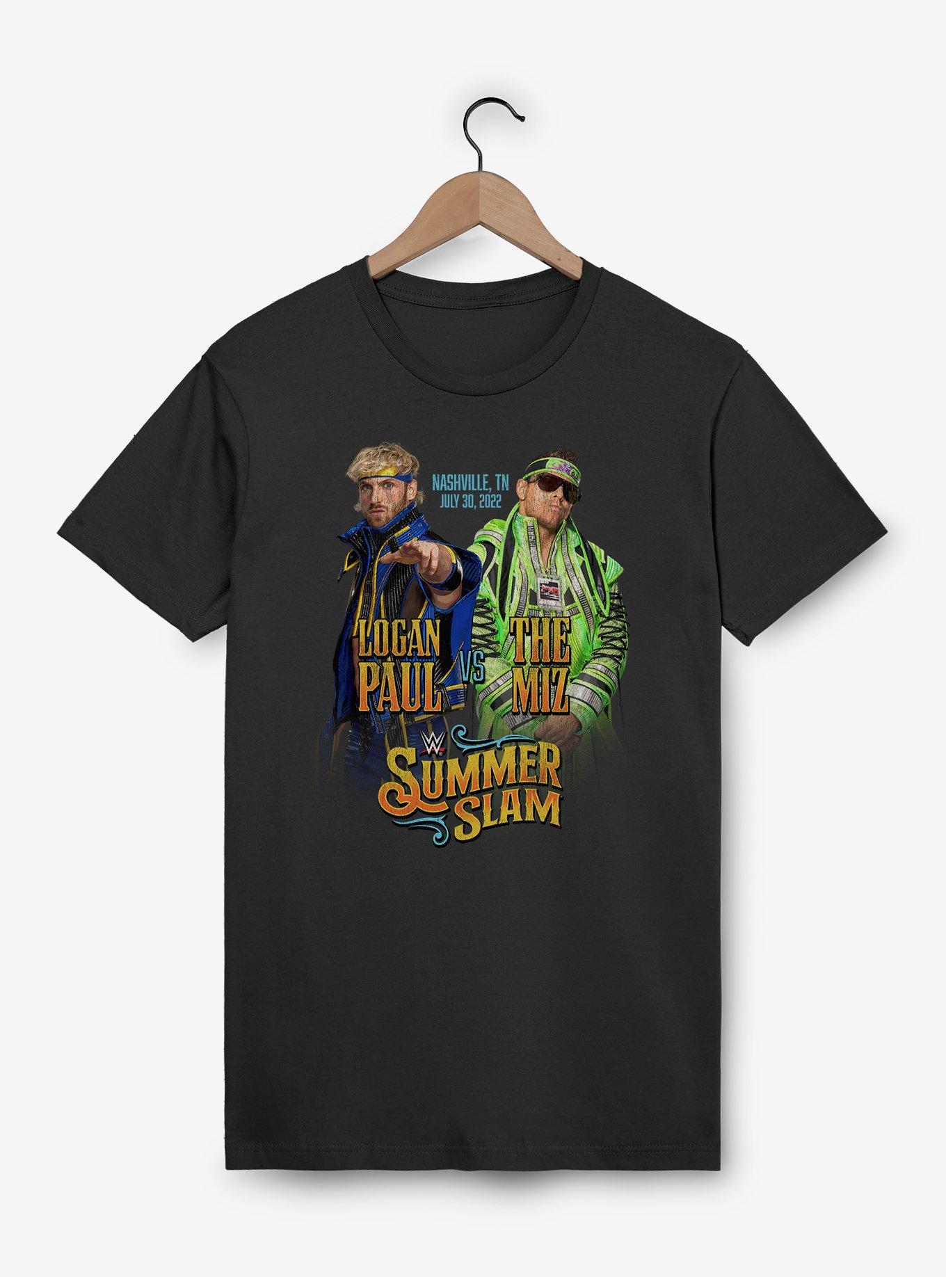 WWE Summer Slam Logan Paul vs The Miz T-Shirt, , hi-res