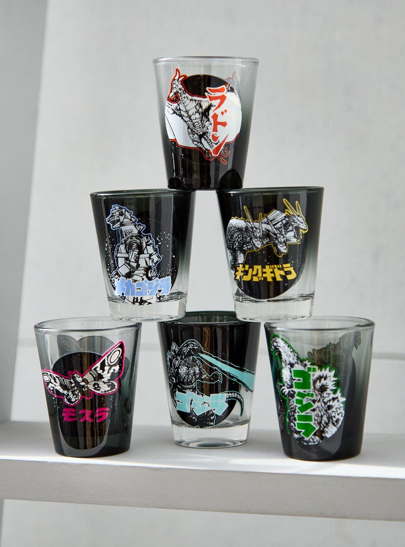 Godzilla Graphic Blind Box Mini Glass &mdash; BoxLunch Exclusive, , hi-res