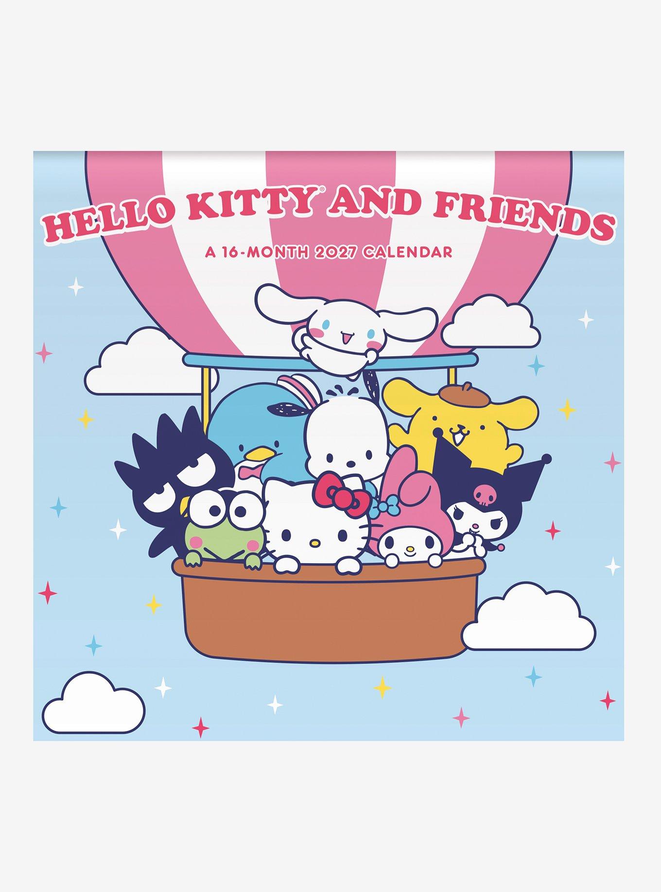 Sanrio Hello Kitty and Friends 16-Month 2027 Wall Calendar