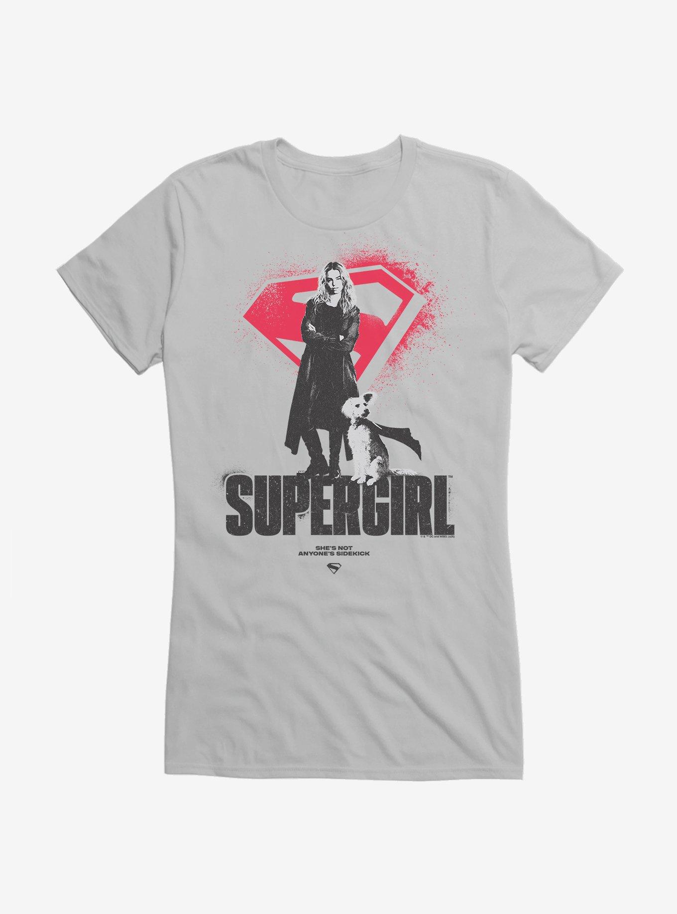 DC Supergirl & Krypto Not Anyone's Sidekick Girls T-Shirt, , hi-res