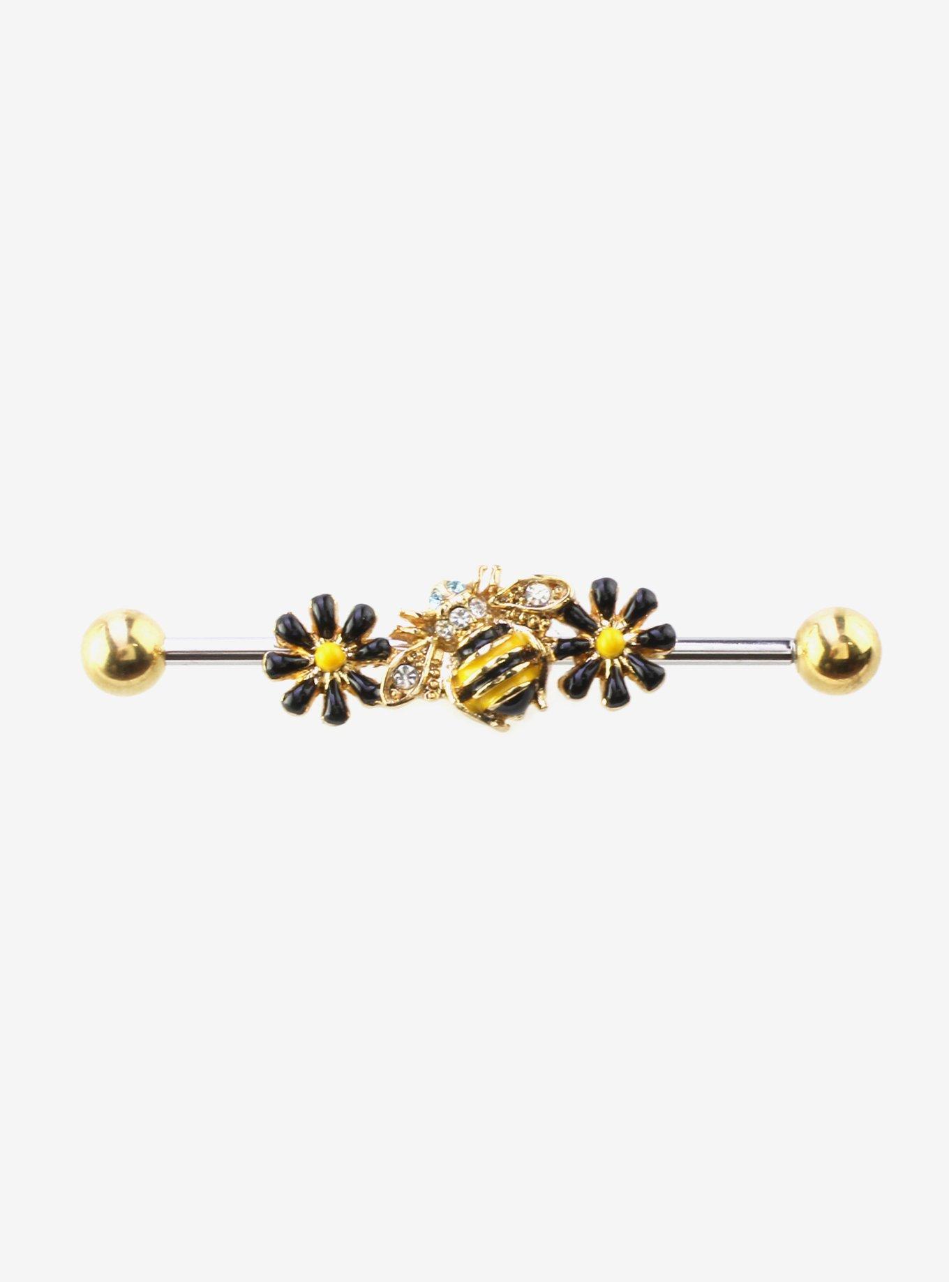 Steel Bee Flower Industrial Barbell, , hi-res