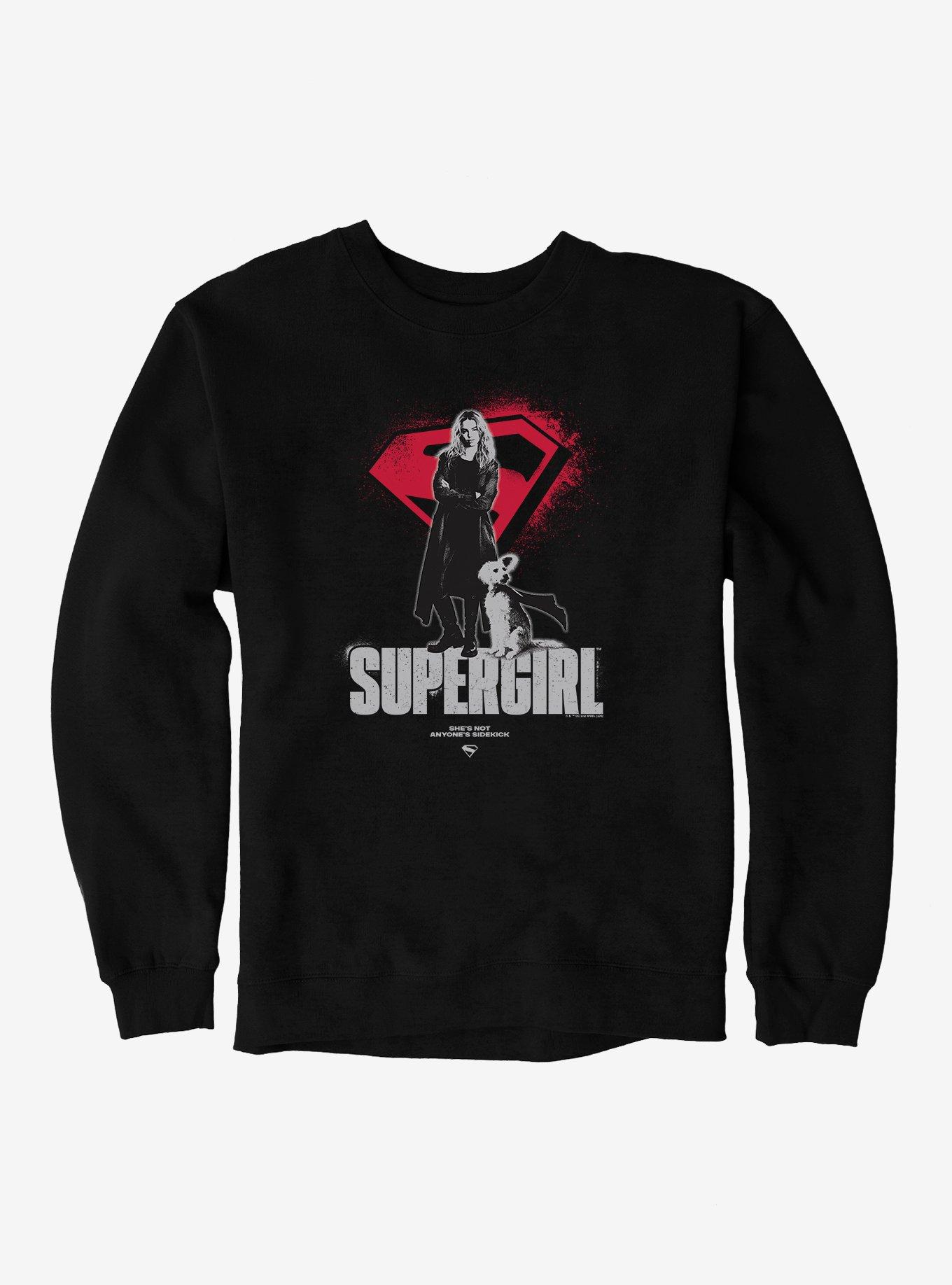 DC Supergirl & Krypto Not Anyone's Sidekick Sweatshirt, , hi-res