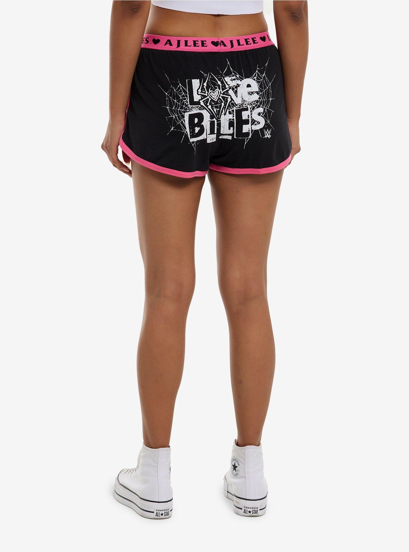 WWE AJ Lee Love Bites Girls Soft Shorts, , hi-res