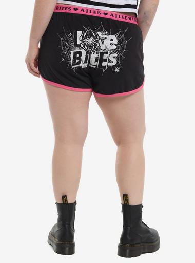 WWE AJ Lee Love Bites Girls Soft Shorts Plus Size | Hot Topic