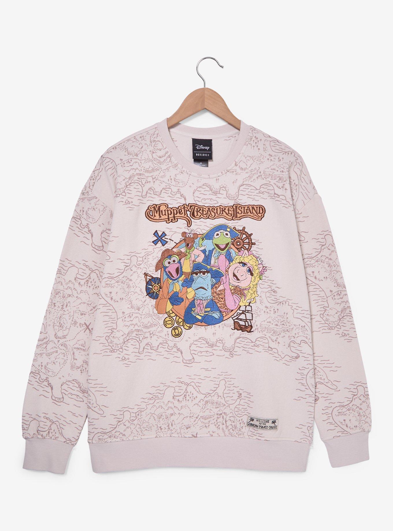 The Muppets Treasure Island Map Crewneck, , hi-res