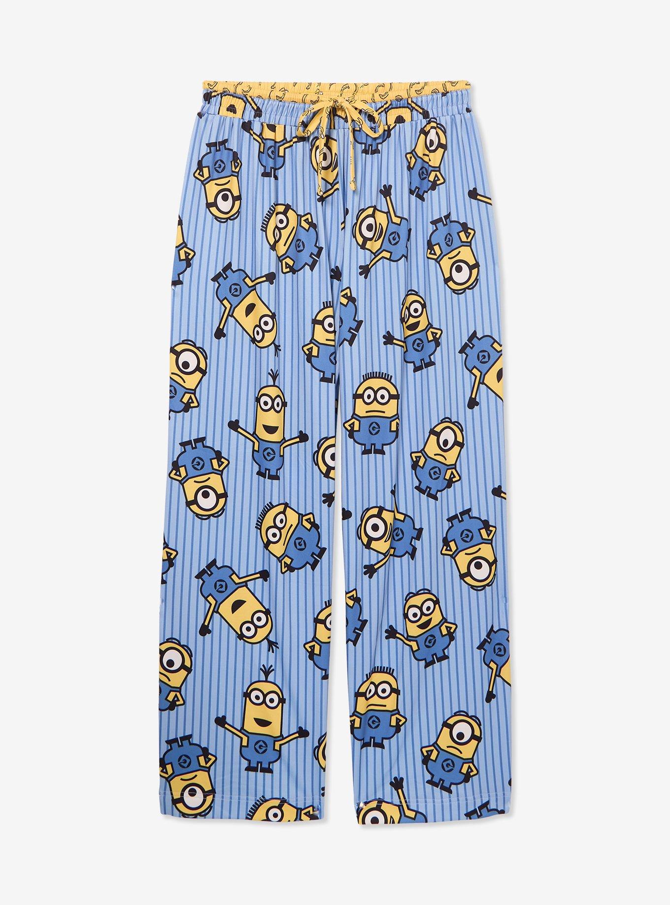 Minions Allover Print Plus Size Sleep Pants - BoxLunch Exclusive, , hi-res