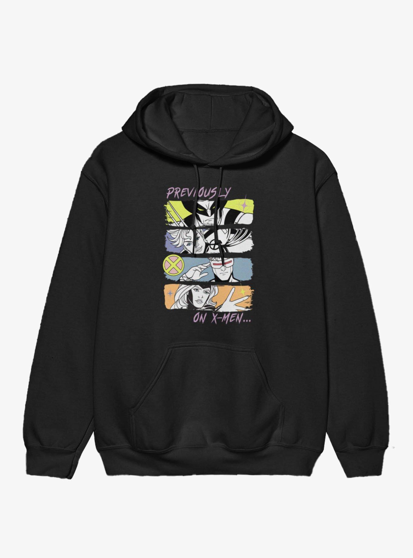 Marvel X-Men '97 Previously On X-Men Hoodie BoxLunch Exclusive, , hi-res