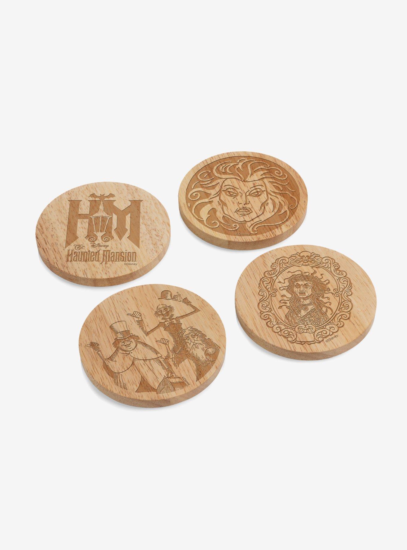 Disney The Haunted Mansion Set of 4 Coasters with Bottle Openers, , hi-res