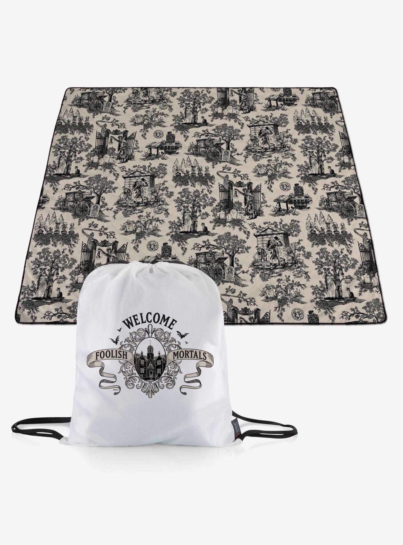 Disney The Haunted Mansion Welcome Foolish Mortals Impresa Picnic Blanket Beige, , hi-res