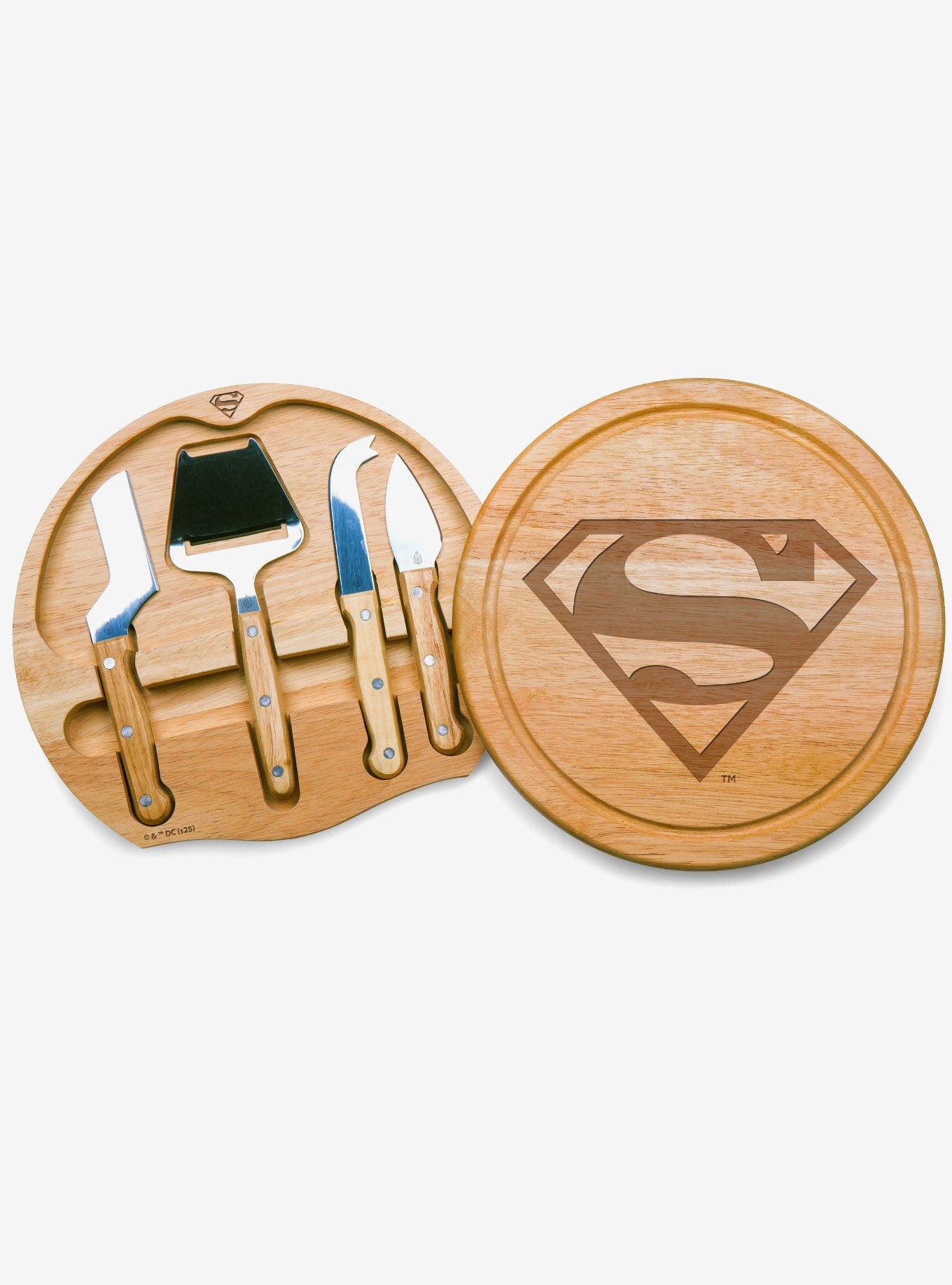 DC Comics Superman Circo Cheese Cutting Board and Tools Set, , hi-res