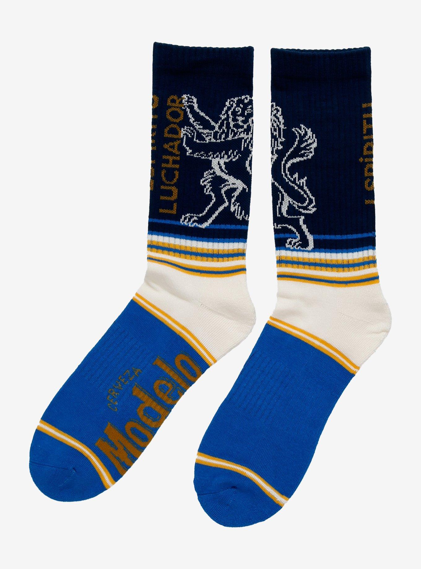 Modelo Mascot Stripe Crew Socks, , hi-res