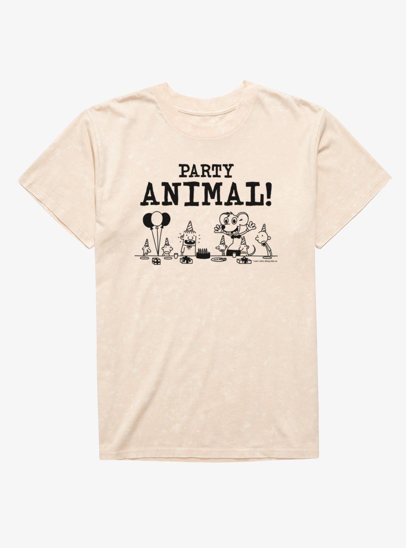 Diary Of A Wimpy Kid Party Animal Mineral Wash T-Shirt, , hi-res