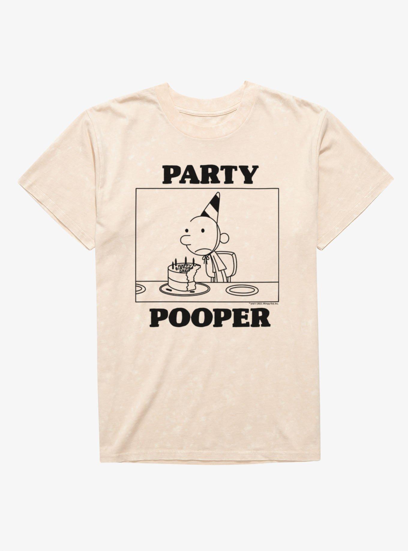 Diary Of A Wimpy Kid Party Pooper Mineral Wash T-Shirt, , hi-res