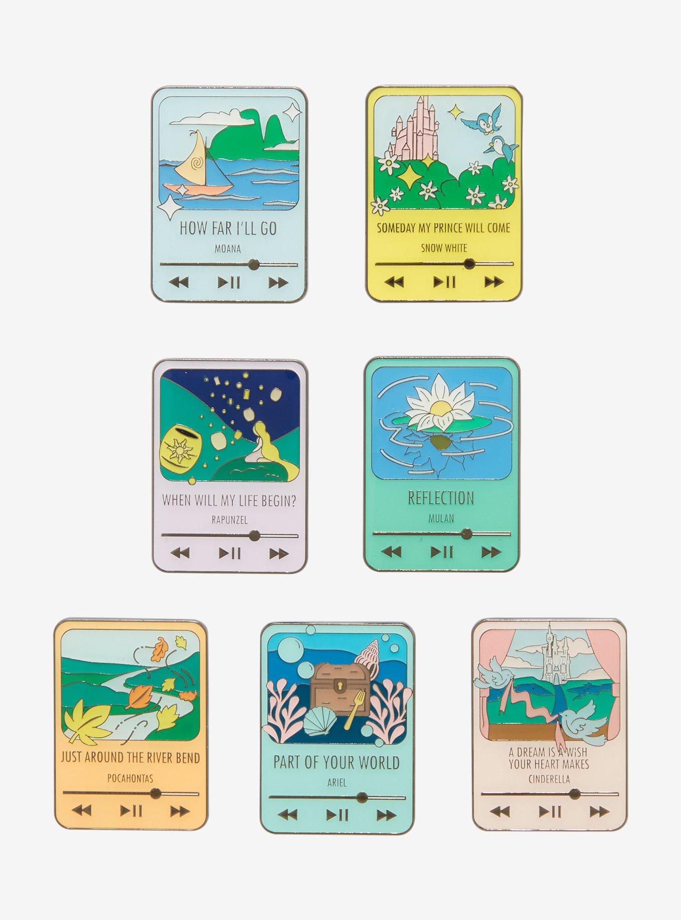 Loungefly Disney Princess Songs Blind Box Enamel Pin Hot Topic Exclusive, , hi-res