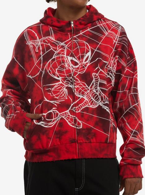 Marvel Spider-Man Tie-Dye Hoodie | Hot Topic