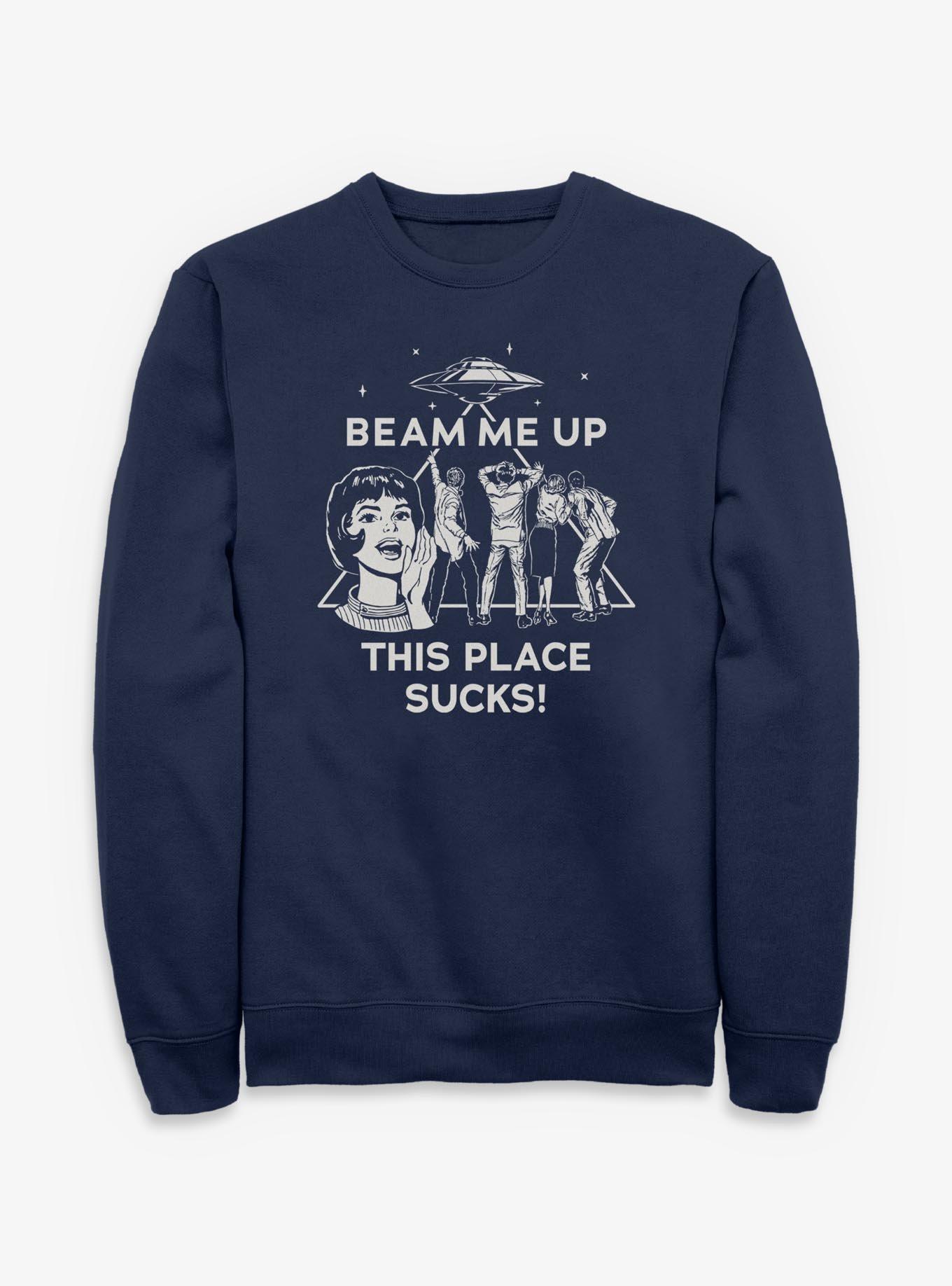 Stranger Things Beam Me Up Sweatshirt, , hi-res