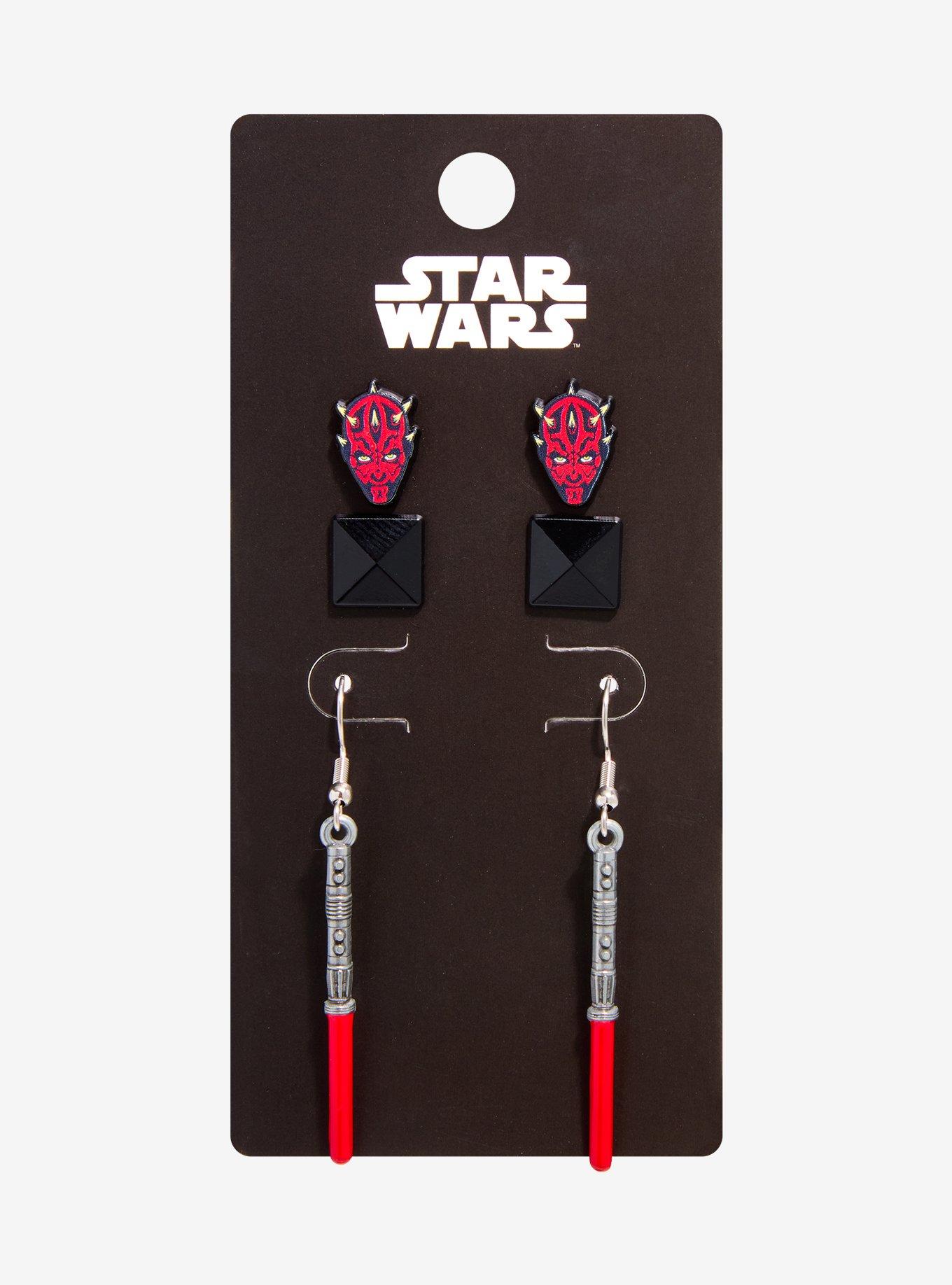 Star Wars Darth Maul Earring Set BoxLunch Exclusive 14$