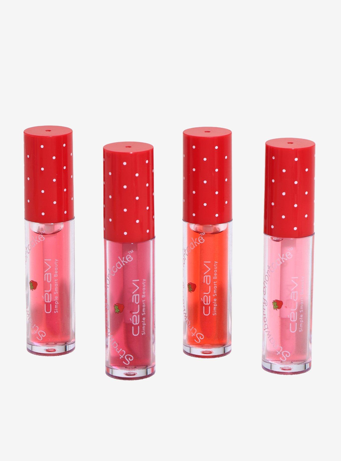 C&eacute;lavi Strawberry Shortcake Orchard Lip Oil Set, , hi-res