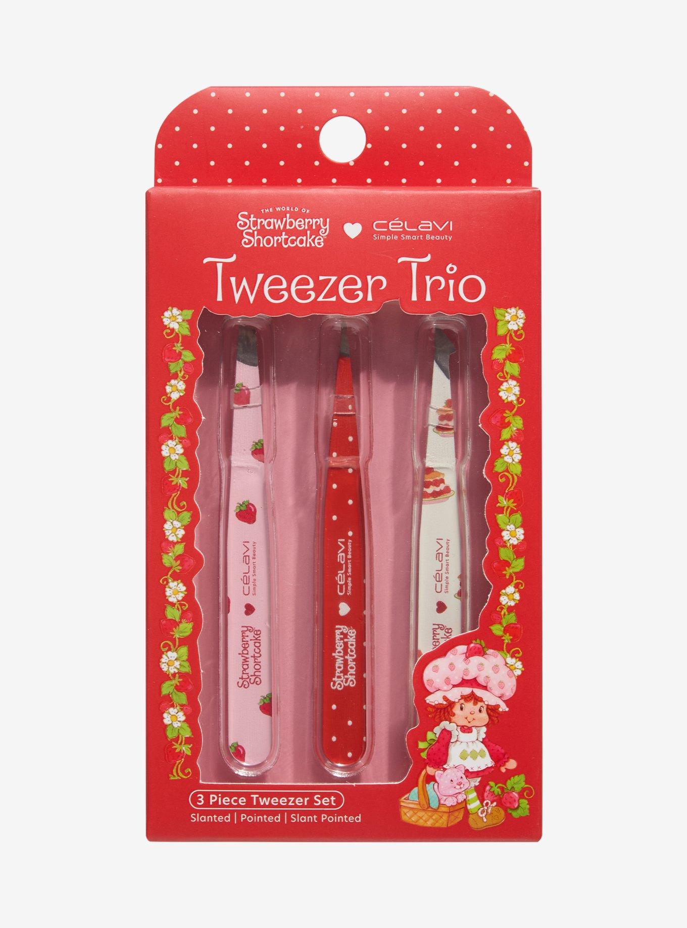 C&eacute;lavi Strawberry Shortcake Tweezer Trio Set, , hi-res