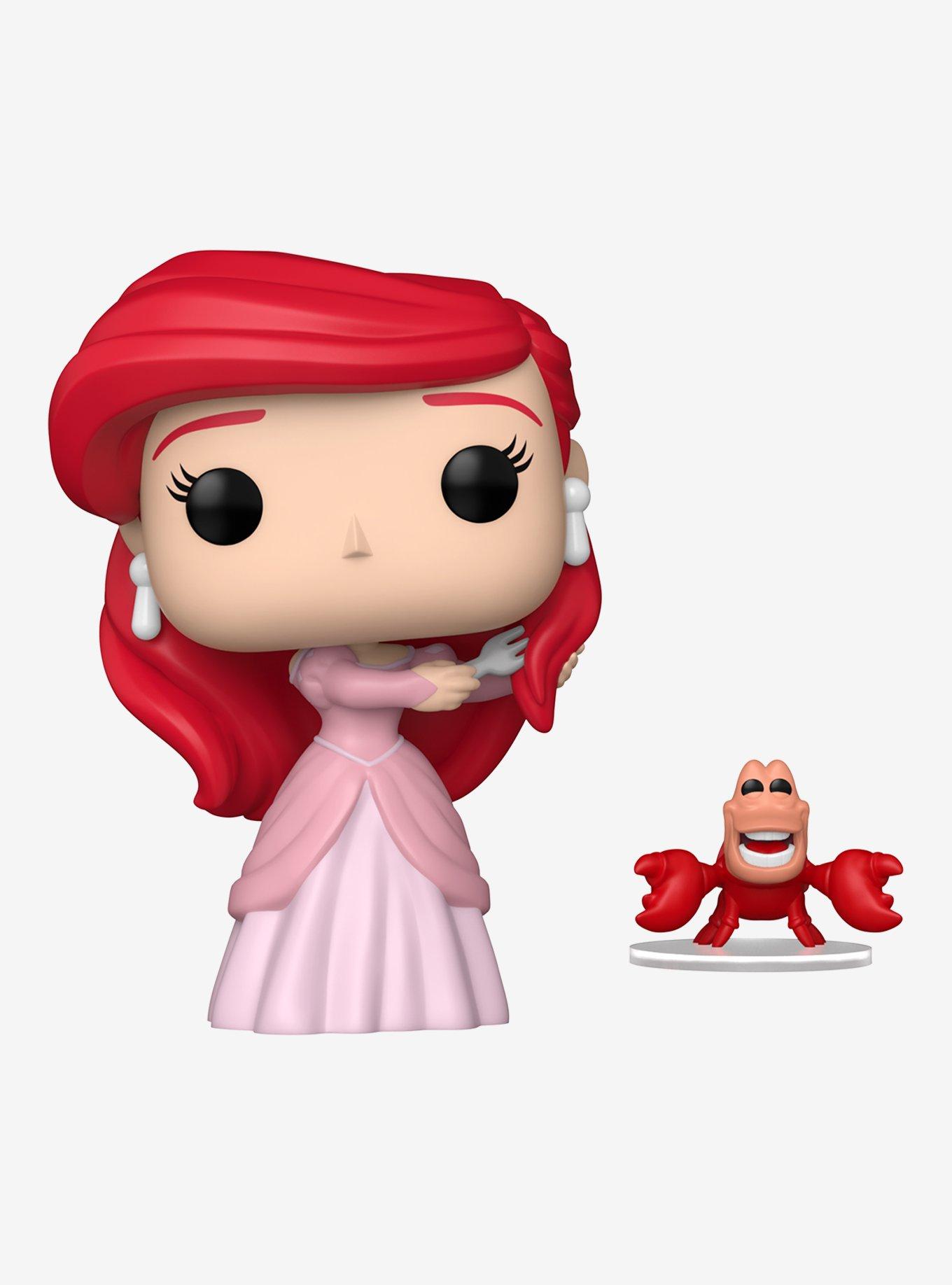 Funko Pop! Disney The Little Mermaid Ariel with Sebastian Vinyl Figure, , hi-res