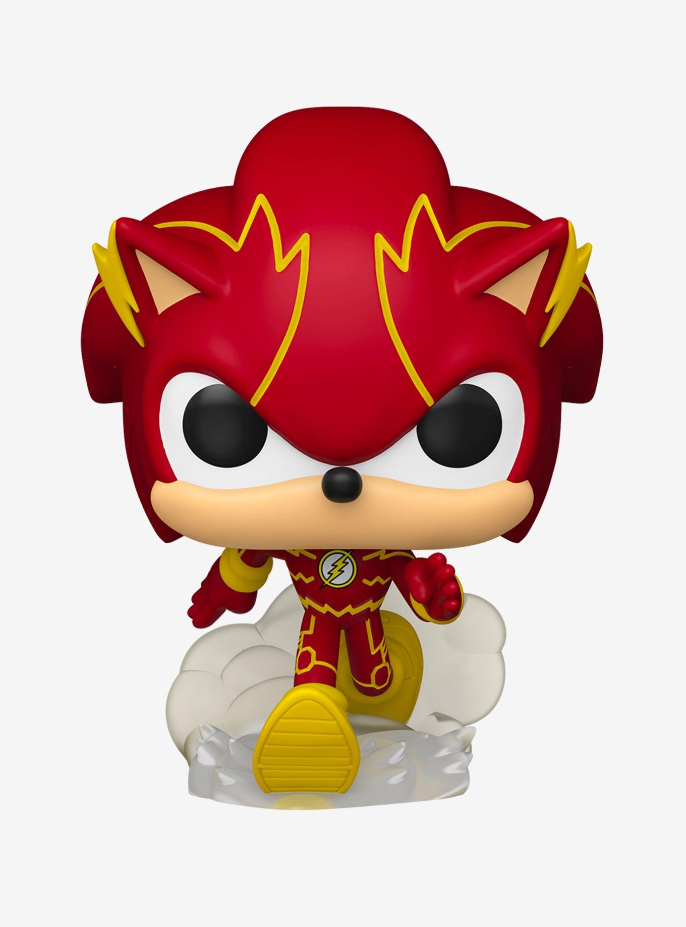 Funko Pop! Heroes DC Comics x Sonic the Hedgehog Sonic as The Flash Vinyl Figure, , hi-res