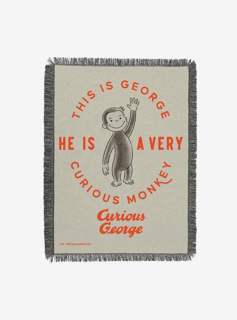 Curious George Very Curious Monkey Tapestry Throw Blanket | Hot Topic