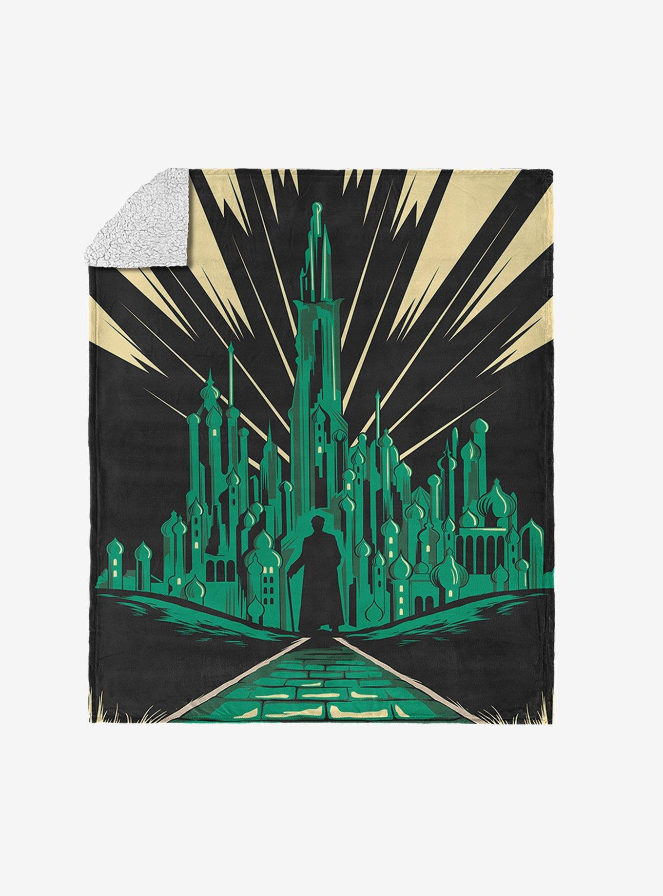 Wicked: For Good All Roads Silk Touch Sherpa Throw Blanket, , hi-res