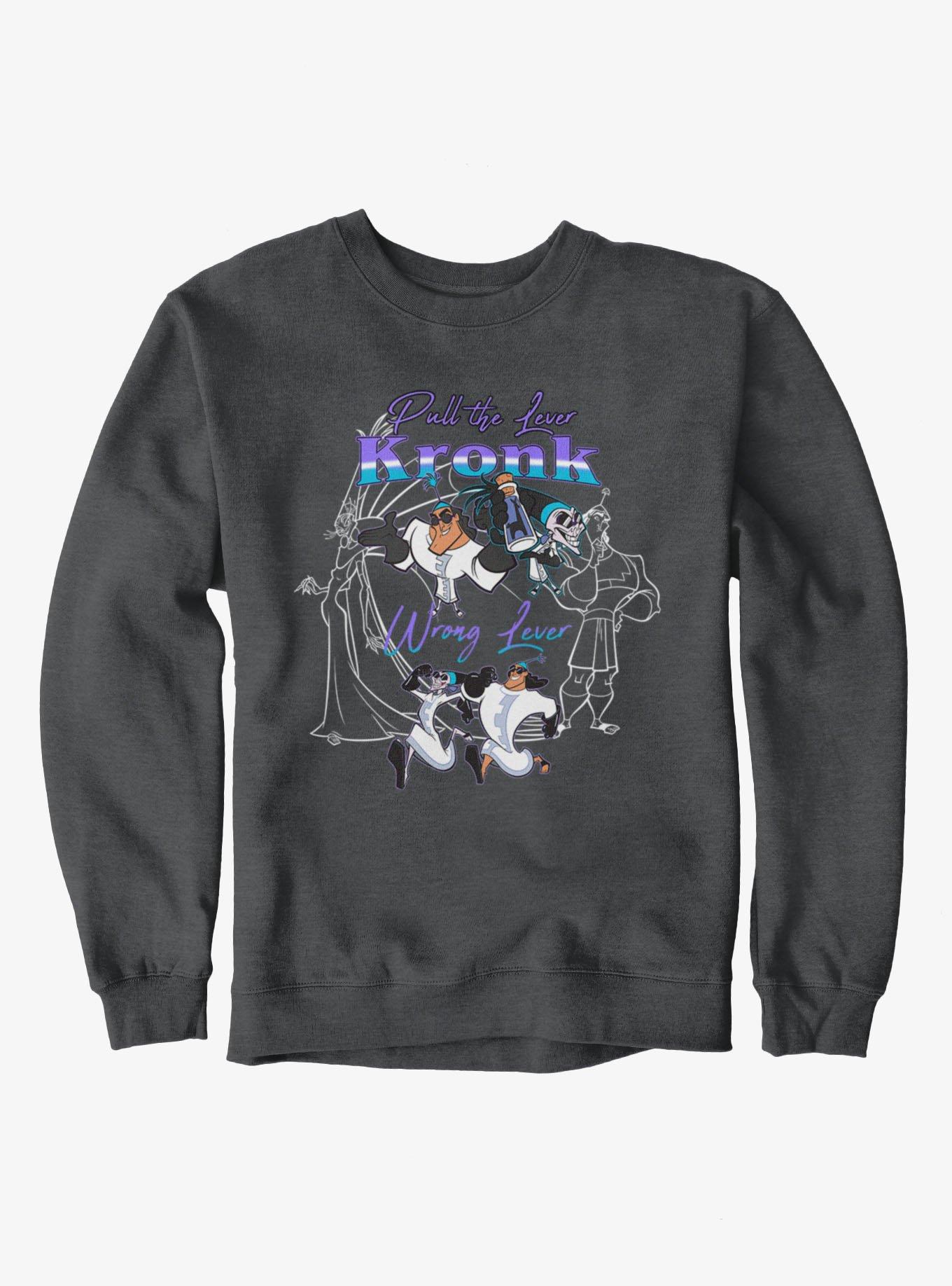Disney Emperor's New Groove Wrong Lever Kronk Sweatshirt BoxLunch Exclusive