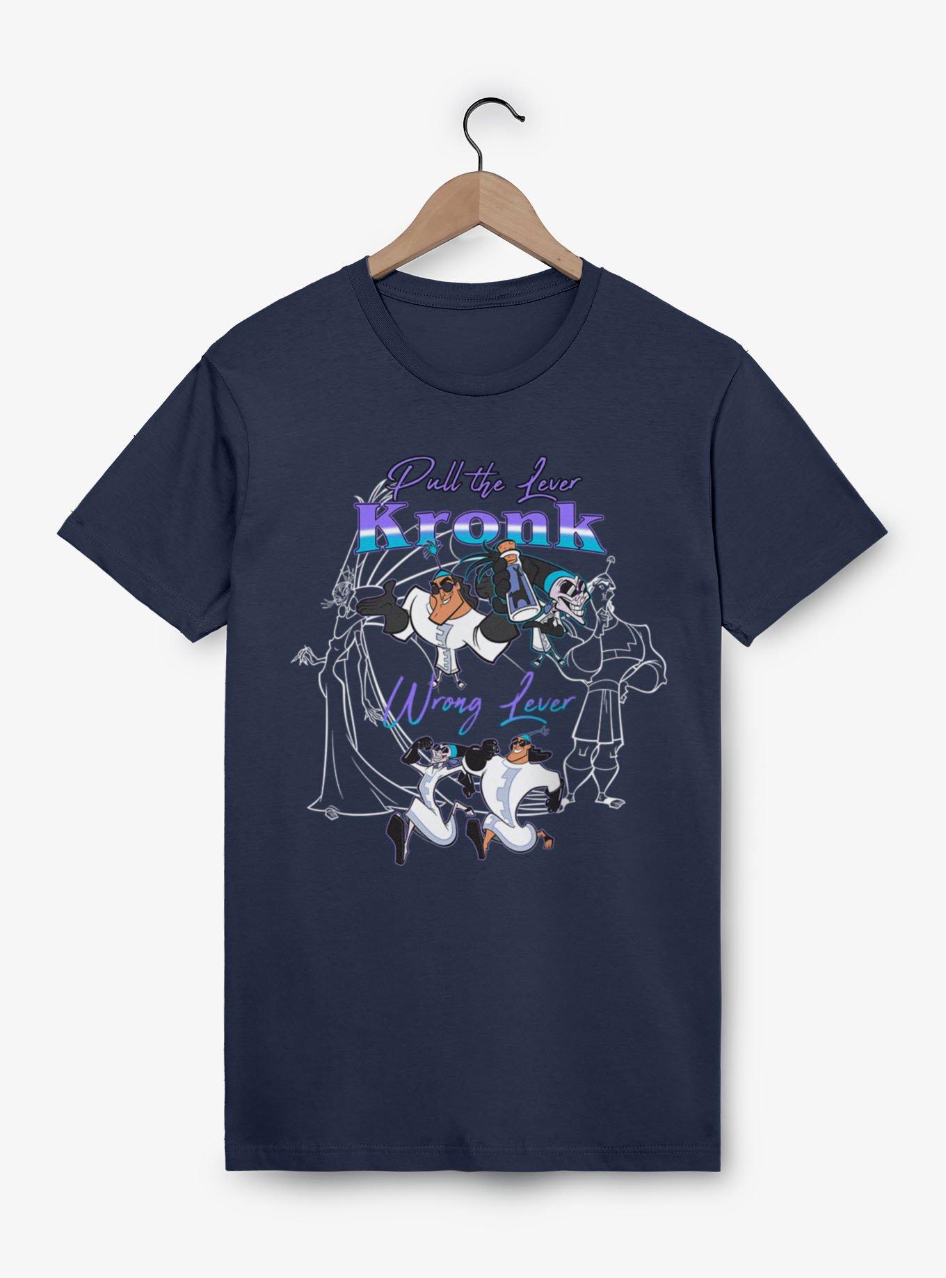 Disney Emperor's New Groove Wrong Lever Kronk T-Shirt BoxLunch Exclusive, , hi-res