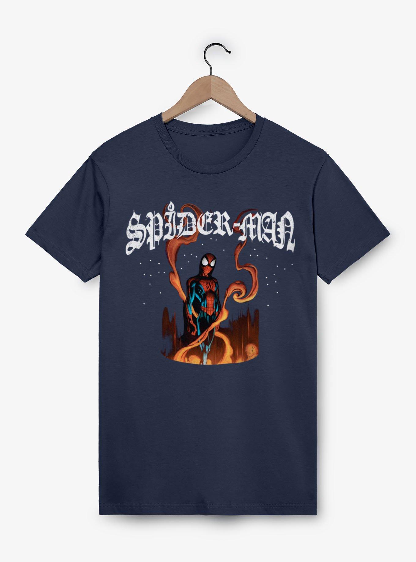 Marvel Spider-Man Fire T-Shirt BoxLunch Exclusive, , hi-res