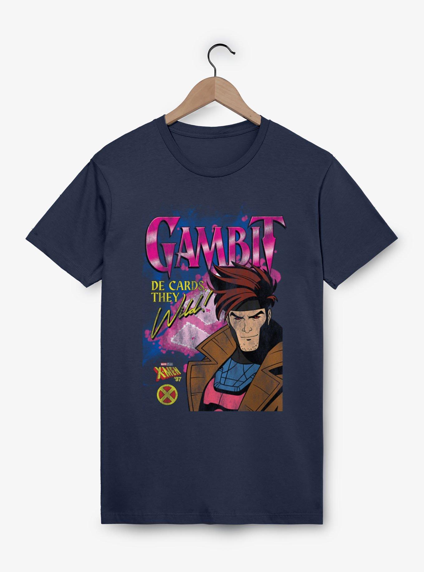Marvel X-Men '97 Gambit Cards They Wild T-Shirt BoxLunch Exclusive