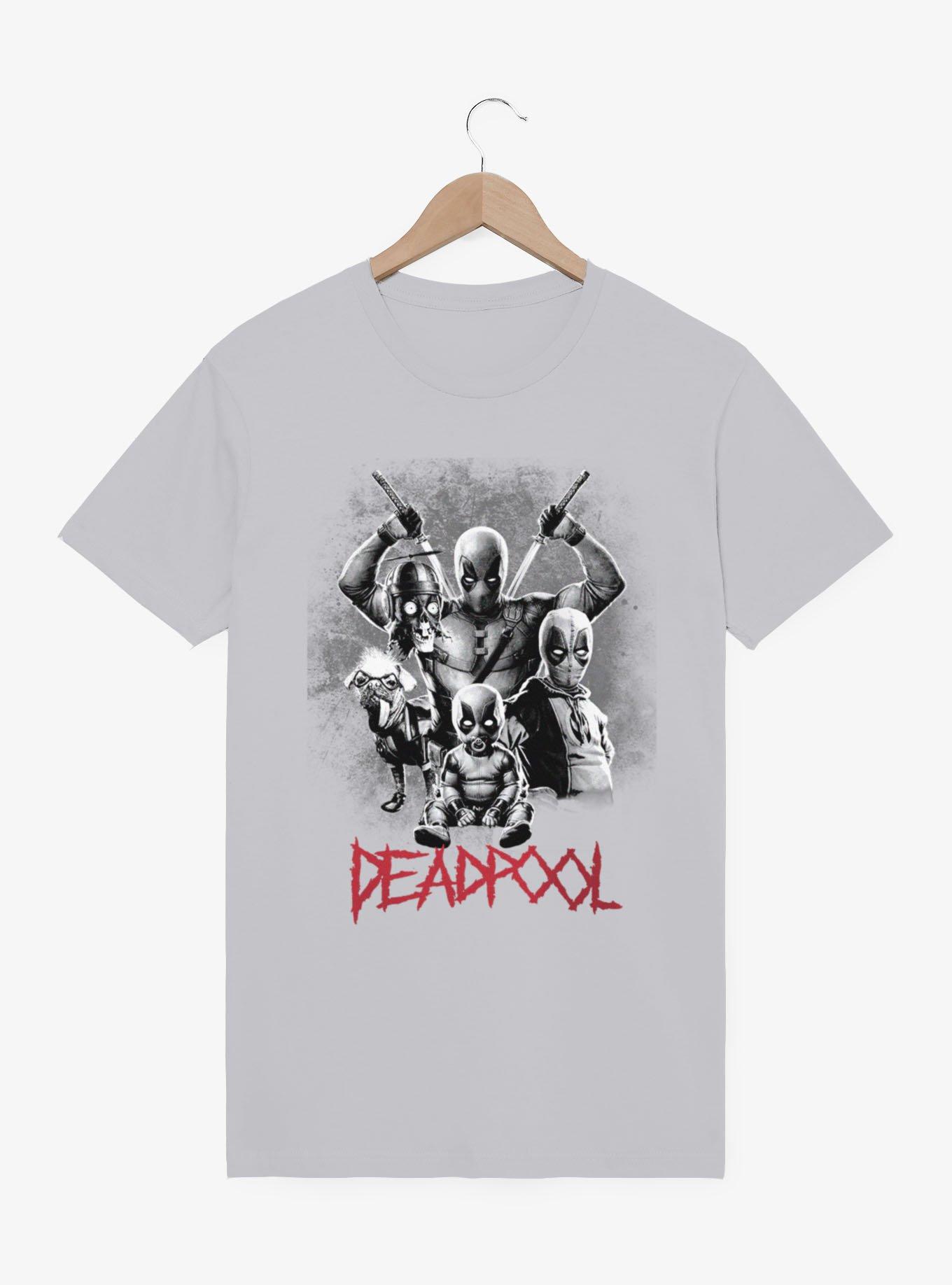 Marvel Deadpool Deadpools Collage T-Shirt BoxLunch Exclusive, , hi-res