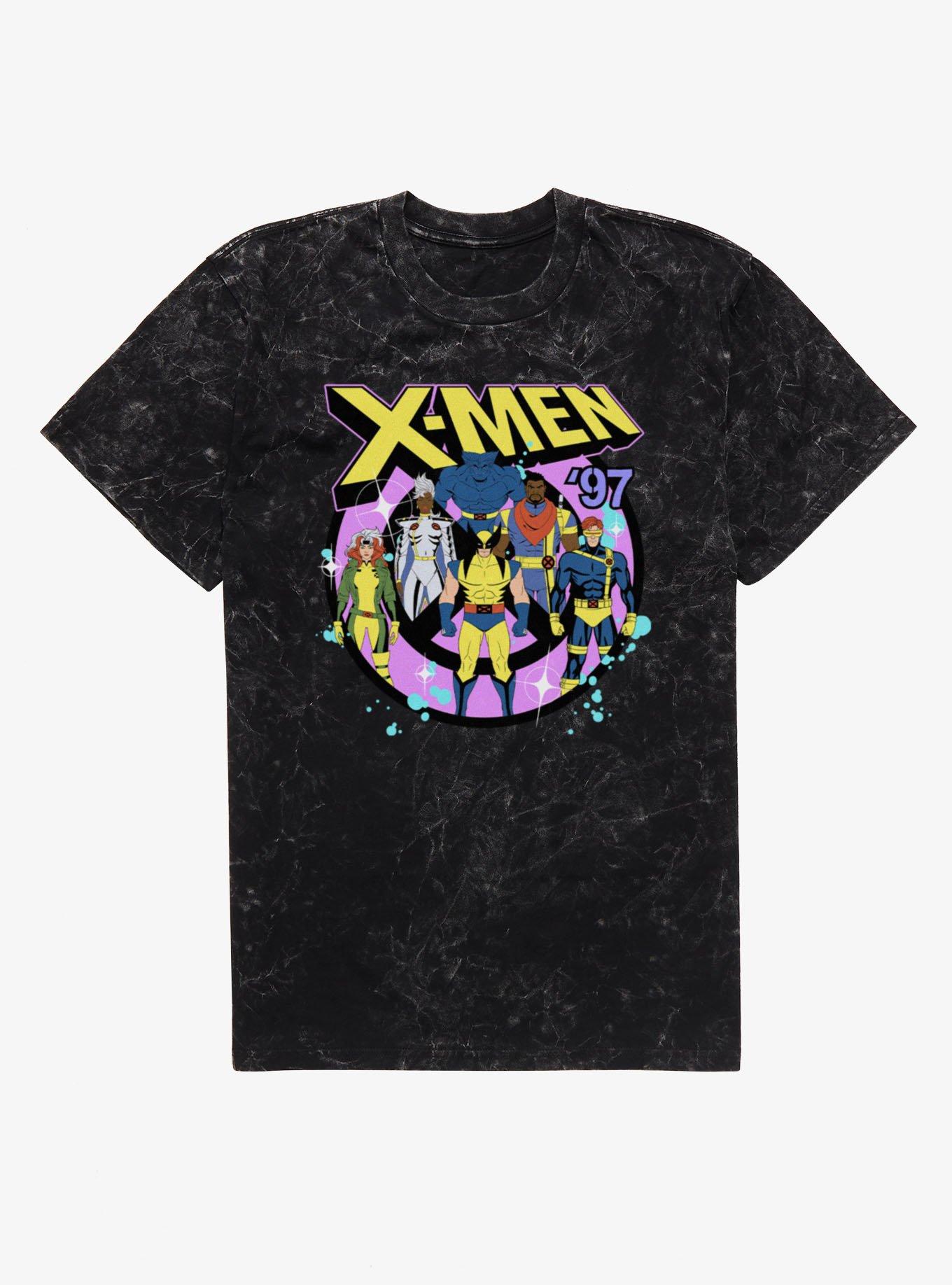 Marvel X-Men '97 Group Mineral Wash T-Shirt, , hi-res