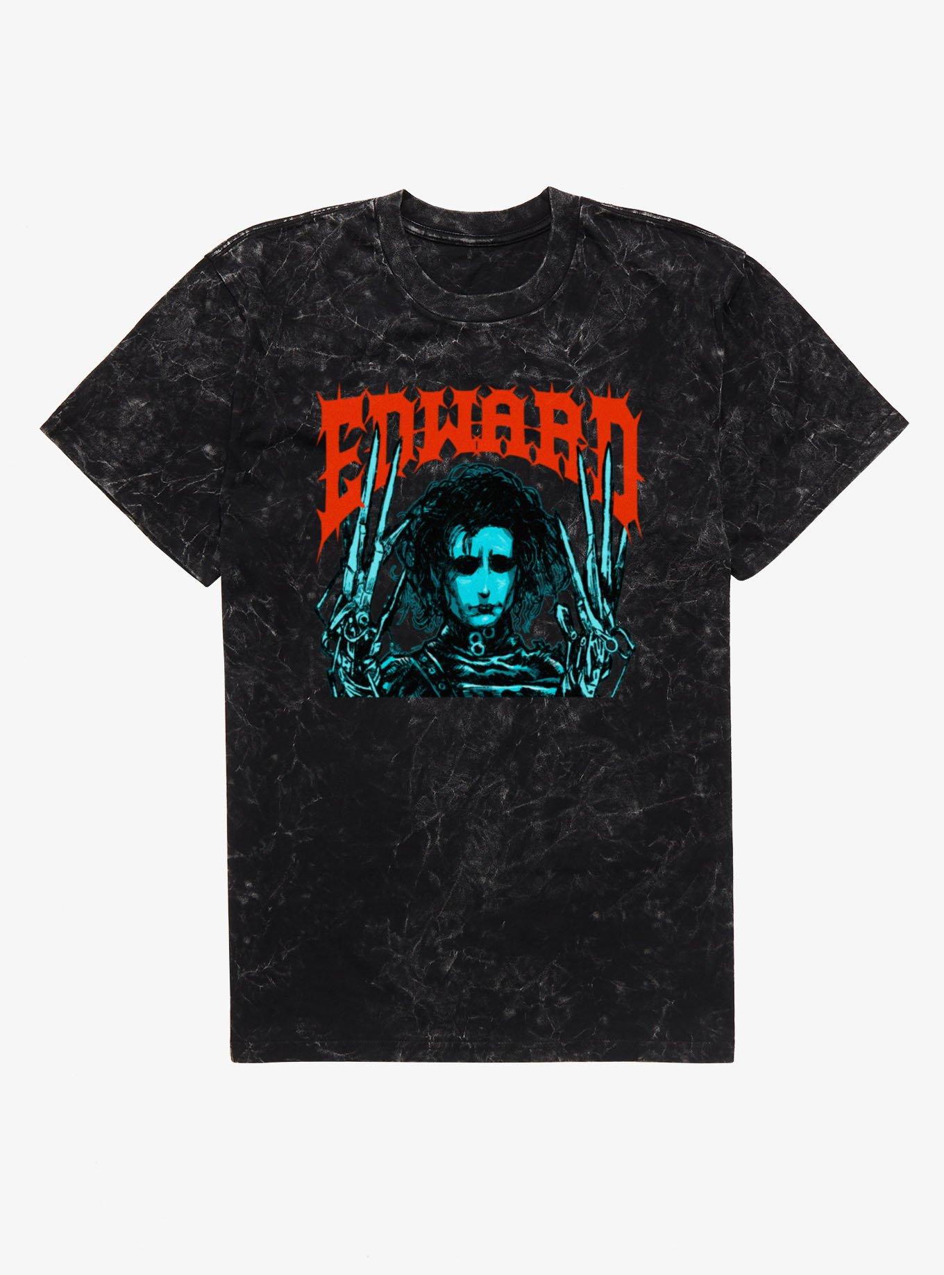 Edward Scissorhands Metal Edward Mineral Wash T-Shirt, , hi-res
