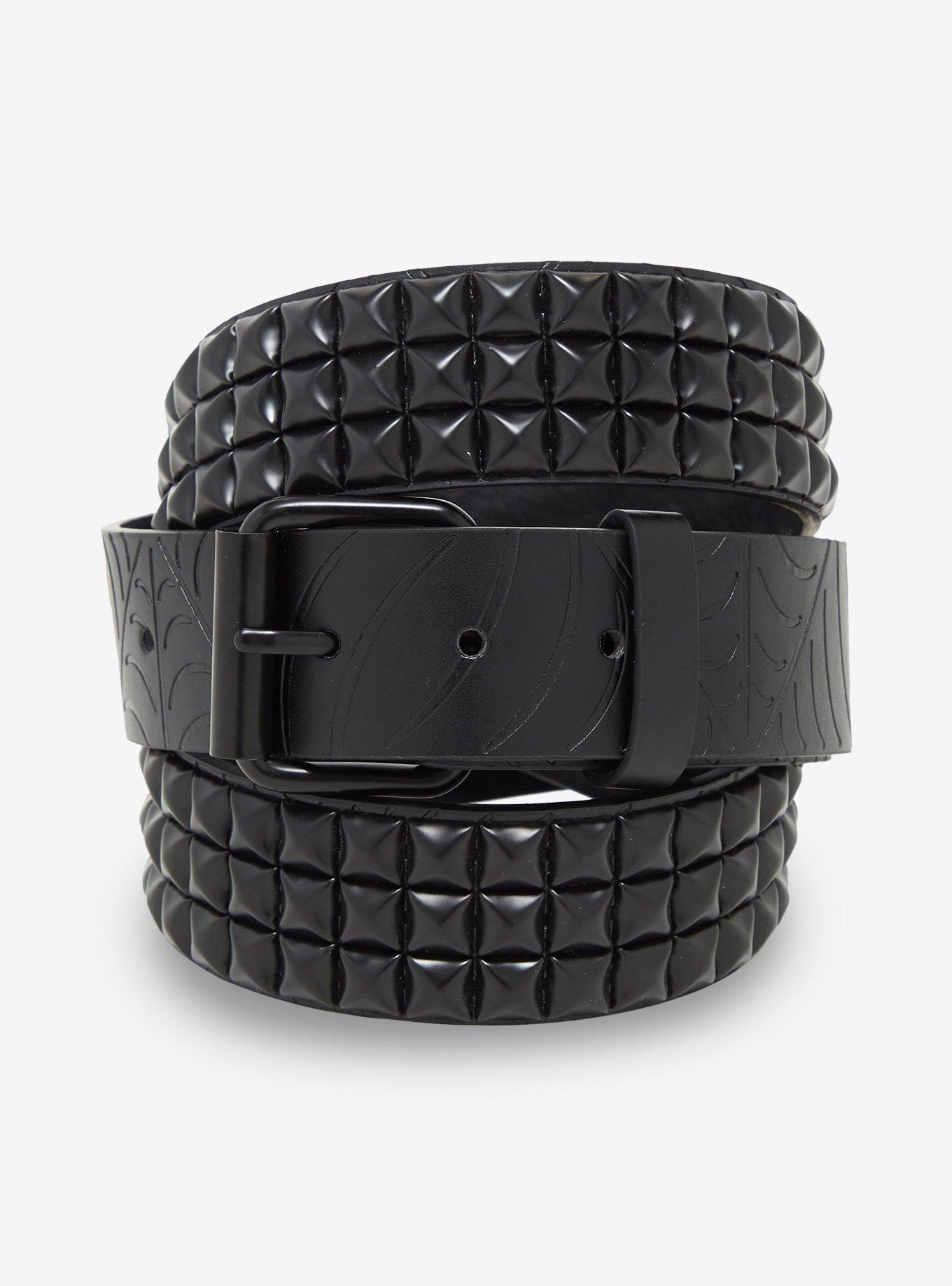 Spiderweb Pyramid Stud Belt, , hi-res