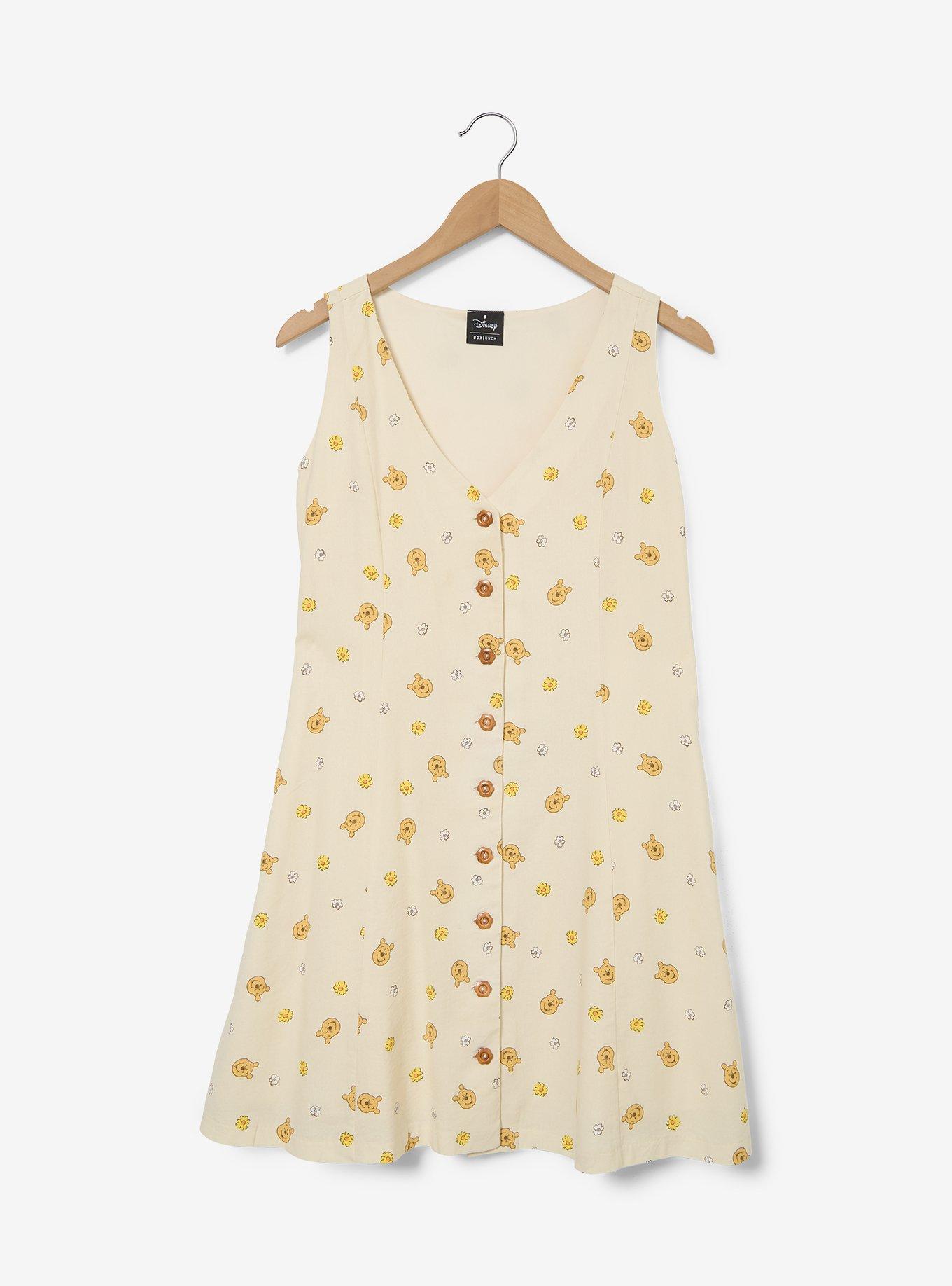 Disney Winnie the Pooh Allover Print Button-Up Tank Dress &mdash; BoxLunch Exclusive, , hi-res