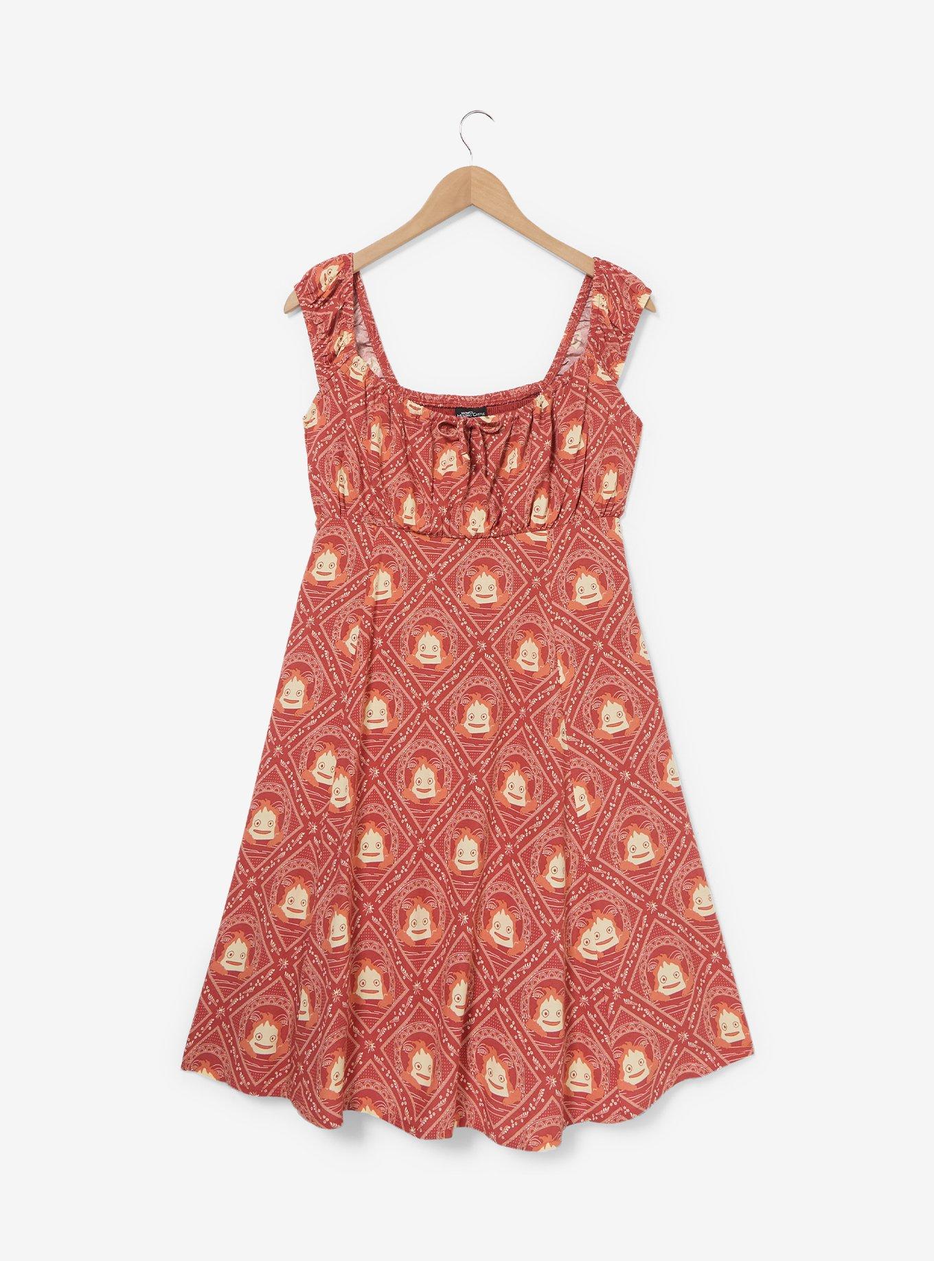 Studio Ghibli&reg; My Neighbor Totoro Calcifer Plus Size Dress &mdash; BoxLunch Exclusive, , hi-res