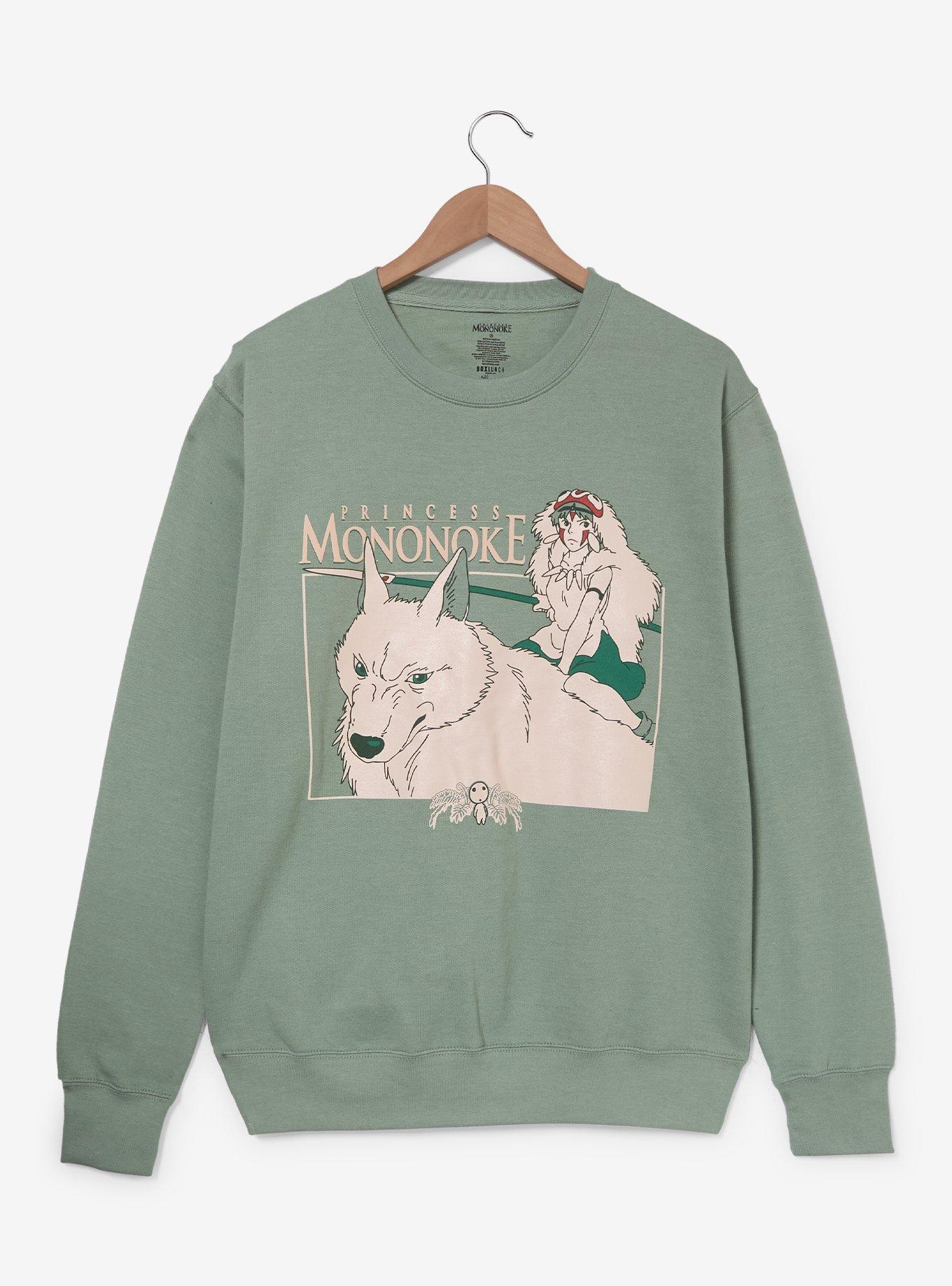 Studio Ghibli&reg; Princess Mononoke Women's Crewneck &mdash; BoxLunch Exclusive, , hi-res