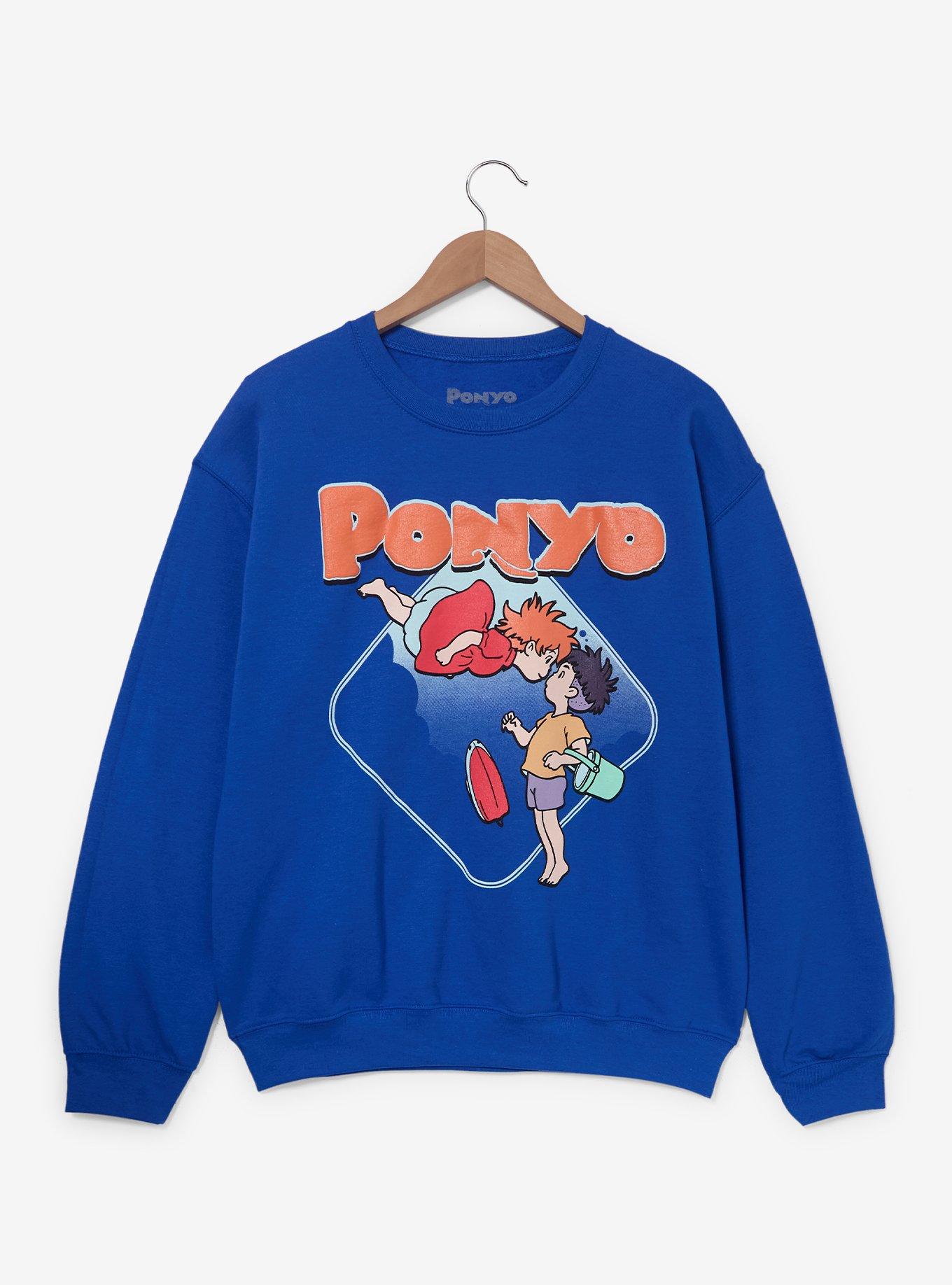 Studio Ghibli&reg; Ponyo Women's Crewneck &mdash; BoxLunch Exclusive, , hi-res