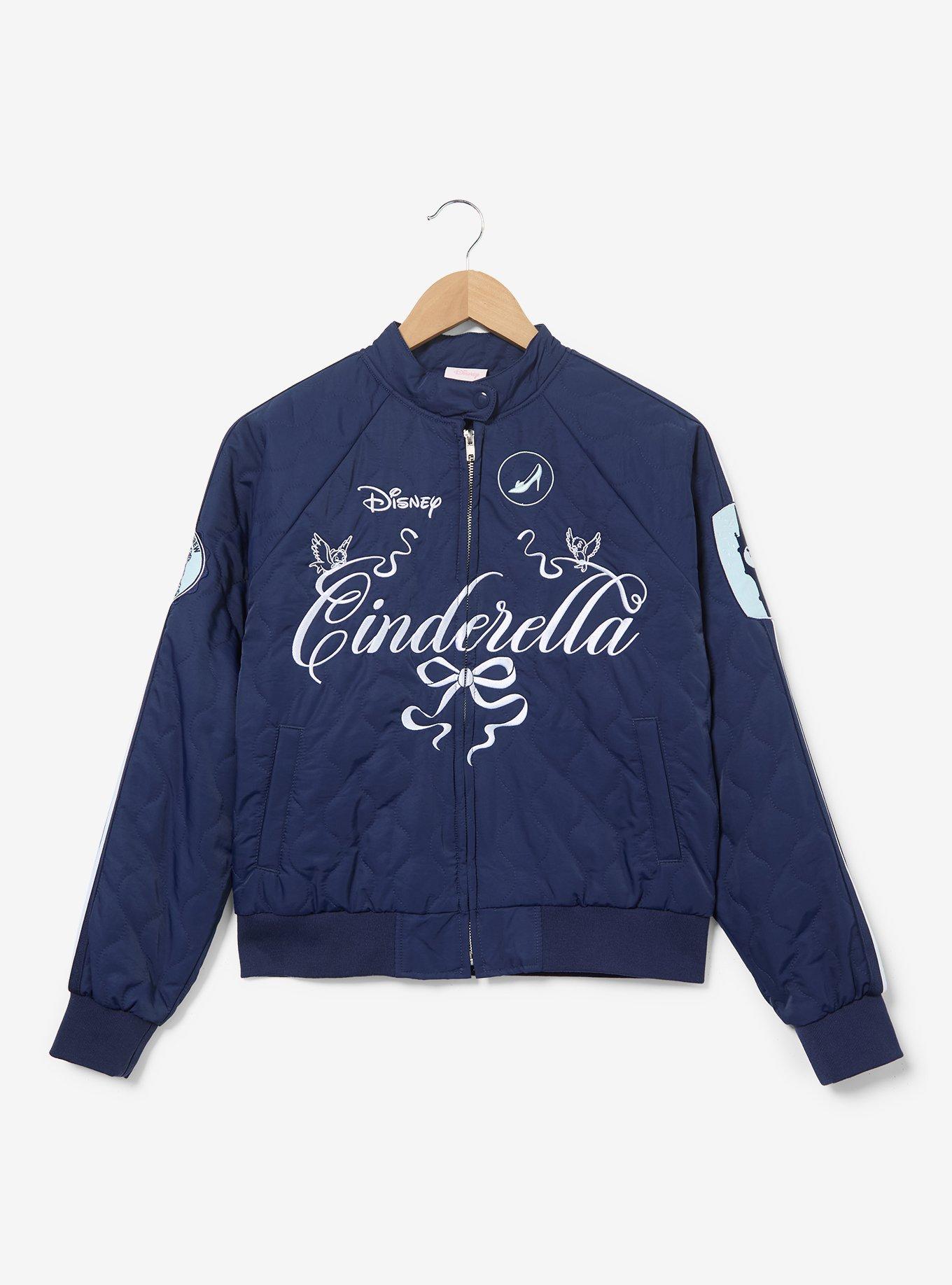 Disney Cinderella Women's Cropped Moto Jacket - BoxLunch Exclusive, , hi-res