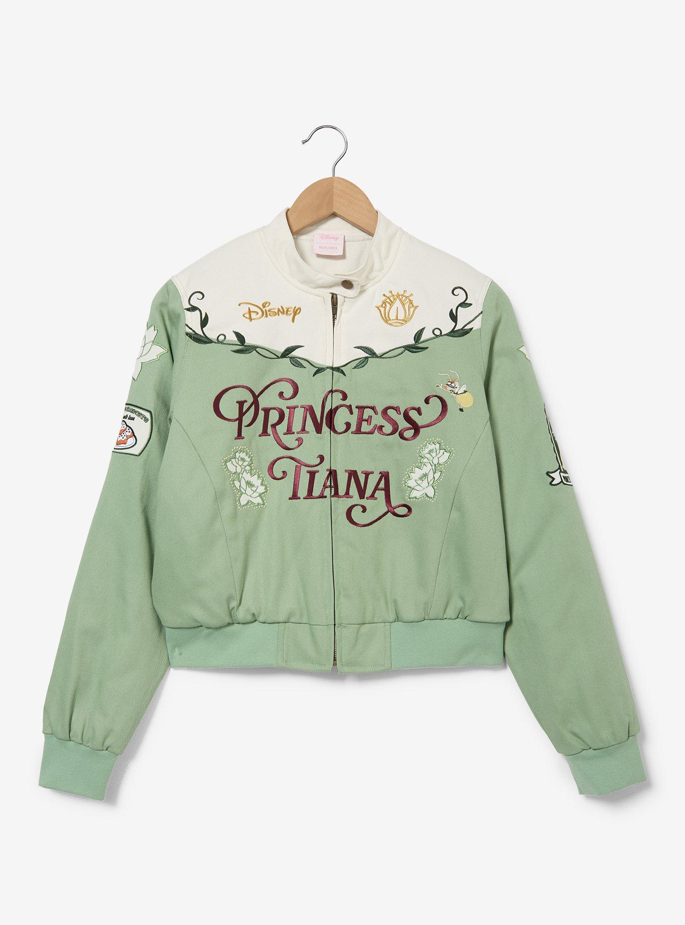 Disney The Princess and the Frog Tiana Women's Plus Size Cropped Moto Jacket - BoxLunch Exclusive, , hi-res